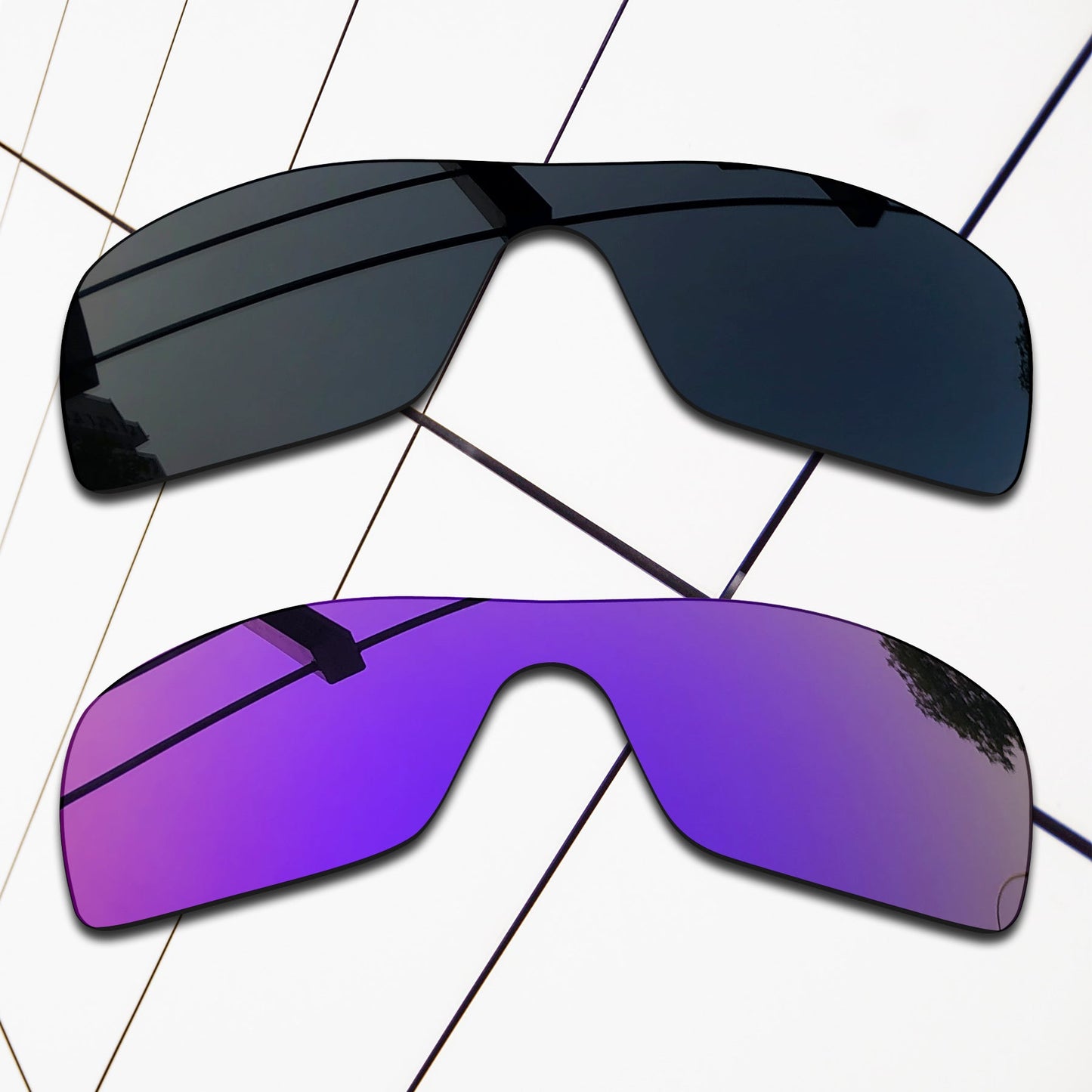 Polarized Replacement Lenses for Oakley Batwolf Sunglasses
