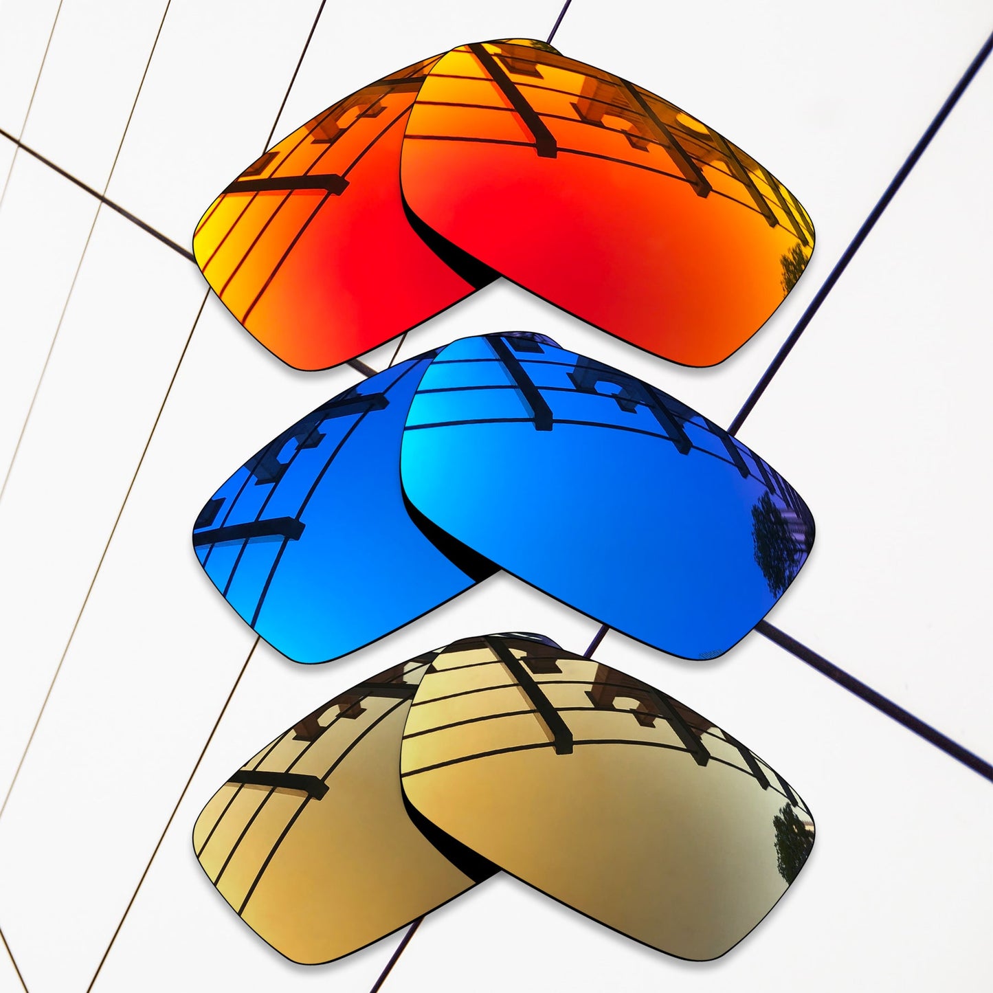 Polarized Replacement Lenses for Oakley Crankcase Sunglasses