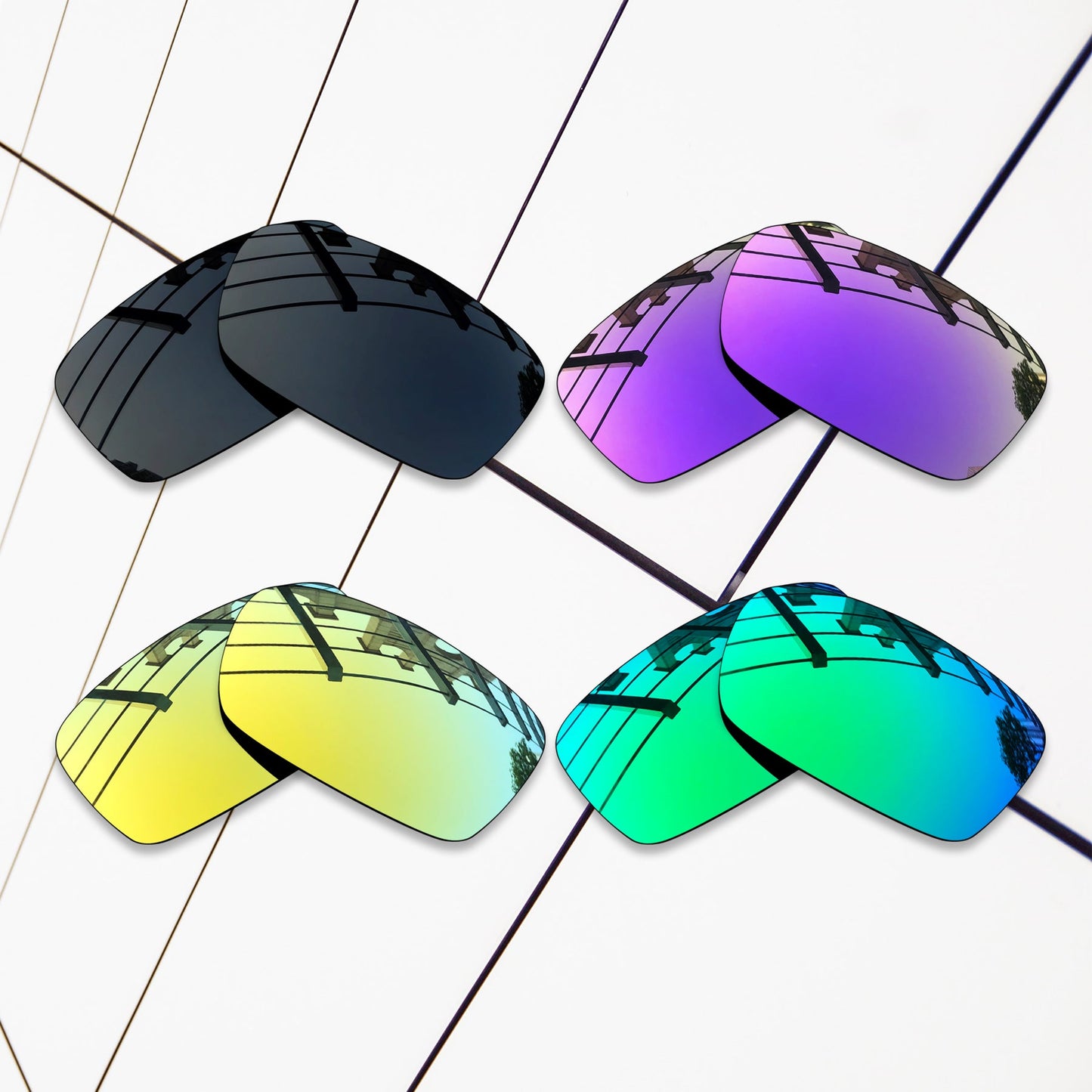 Polarized Replacement Lenses for Oakley Crankcase Sunglasses