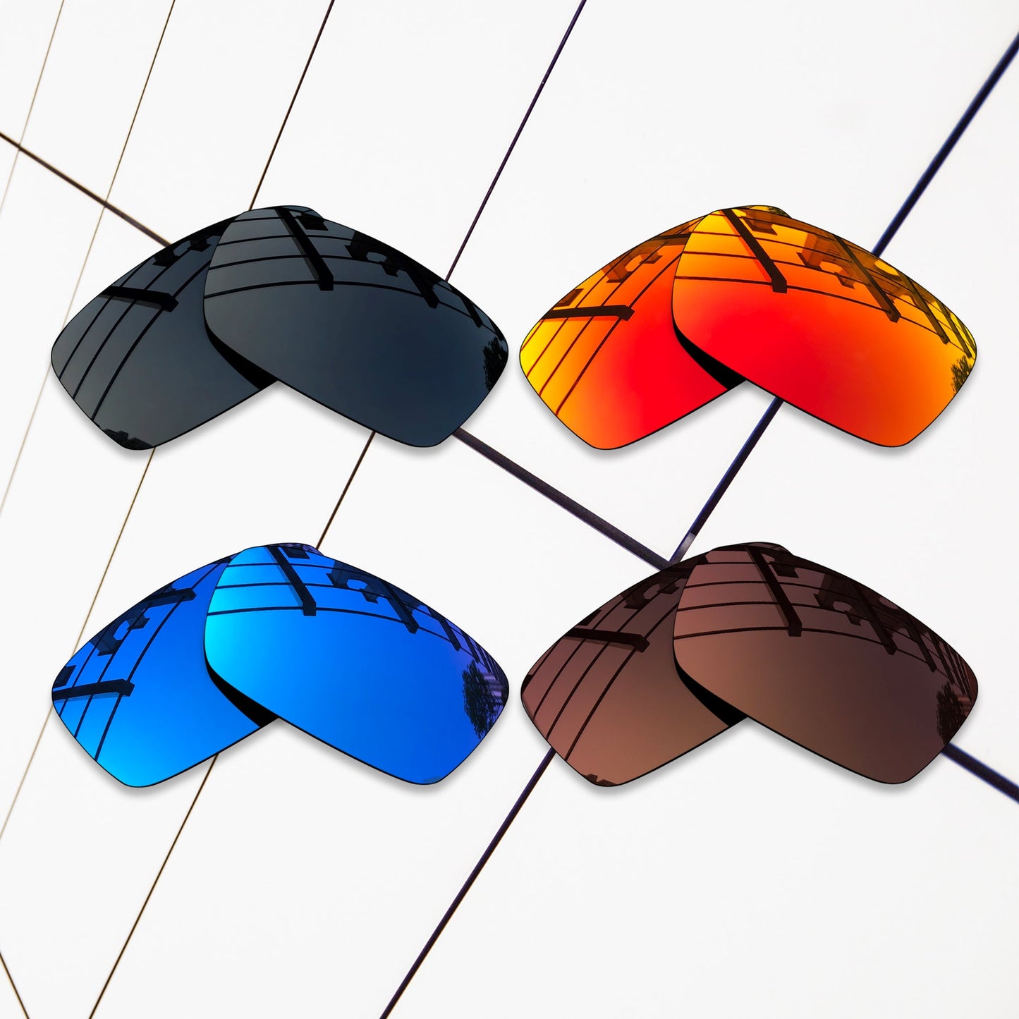 Polarized Replacement Lenses for Oakley Crankcase Sunglasses