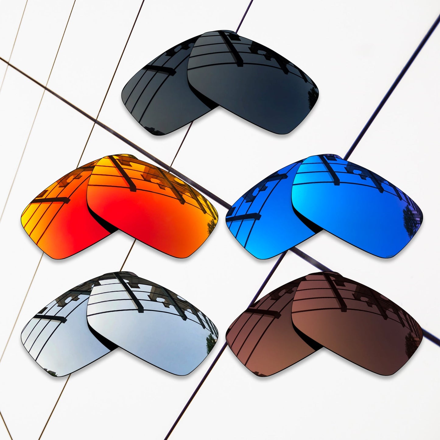 Polarized Replacement Lenses for Oakley Crankcase Sunglasses