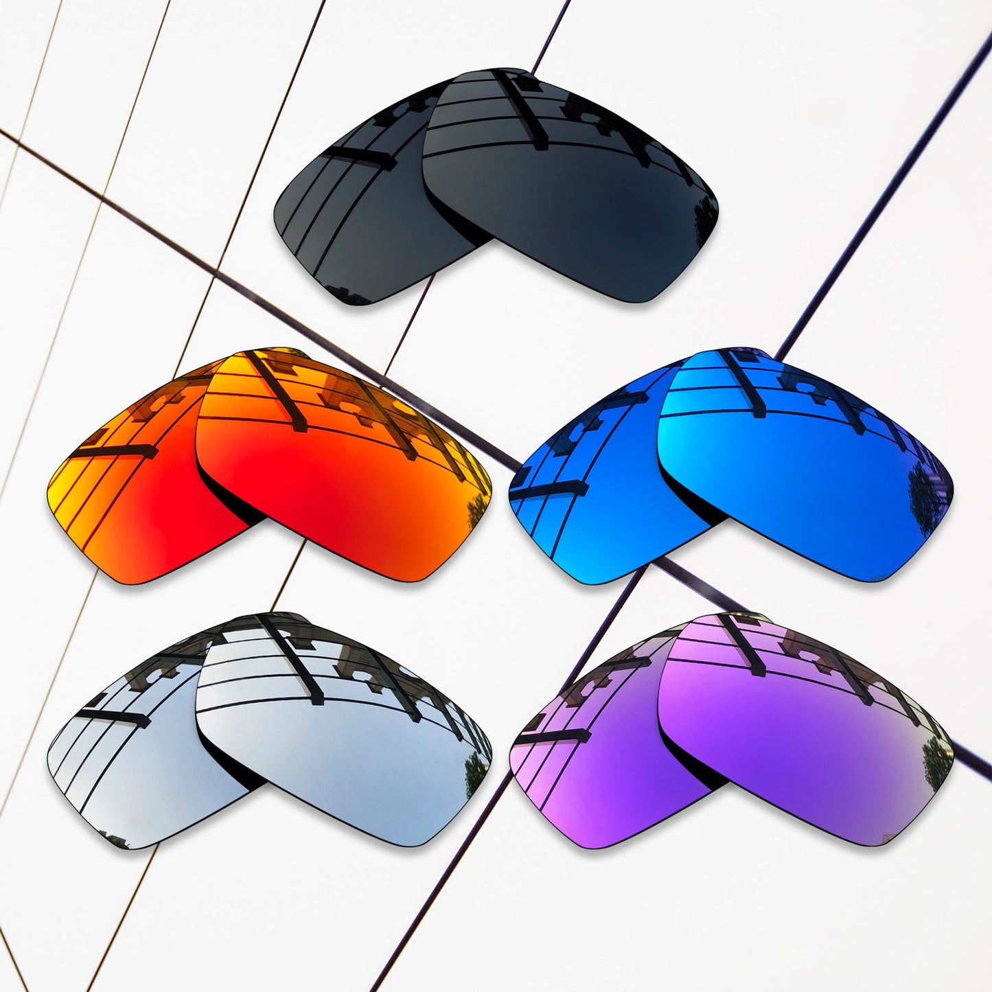 Polarized Replacement Lenses for Oakley Crankcase Sunglasses