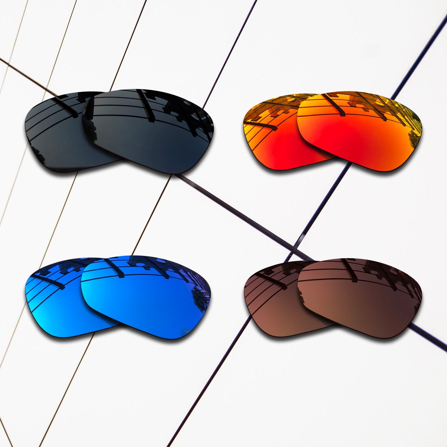Polarized Replacement Lenses for Oakley Crosshair 1.0 Sunglasses