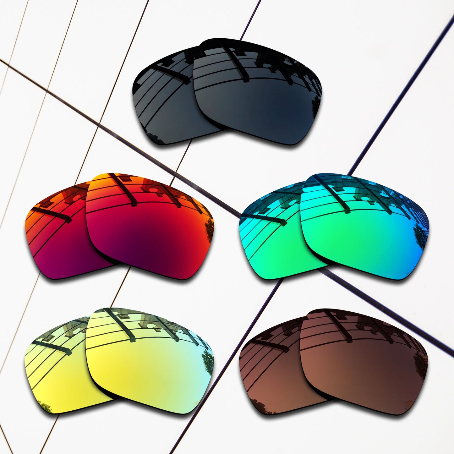 Polarized Replacement Lenses for Oakley Crossrange XL Sunglasses