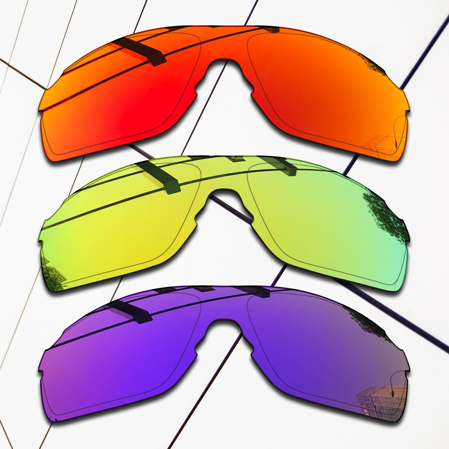 Polarized Replacement Lenses for Oakley EVZero Pitch Sunglasses