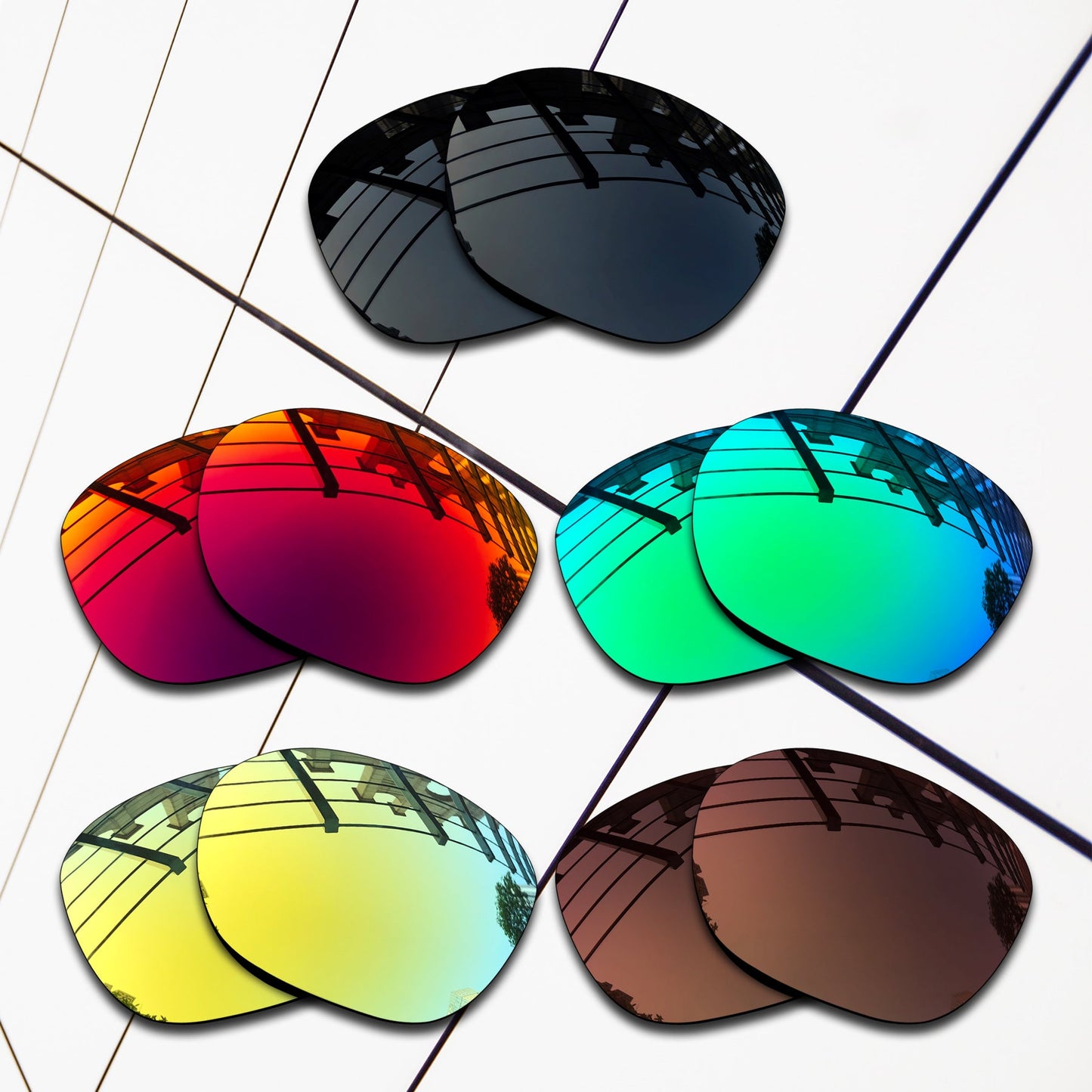 Polarized Replacement Lenses for Oakley Garage Rock Sunglasses