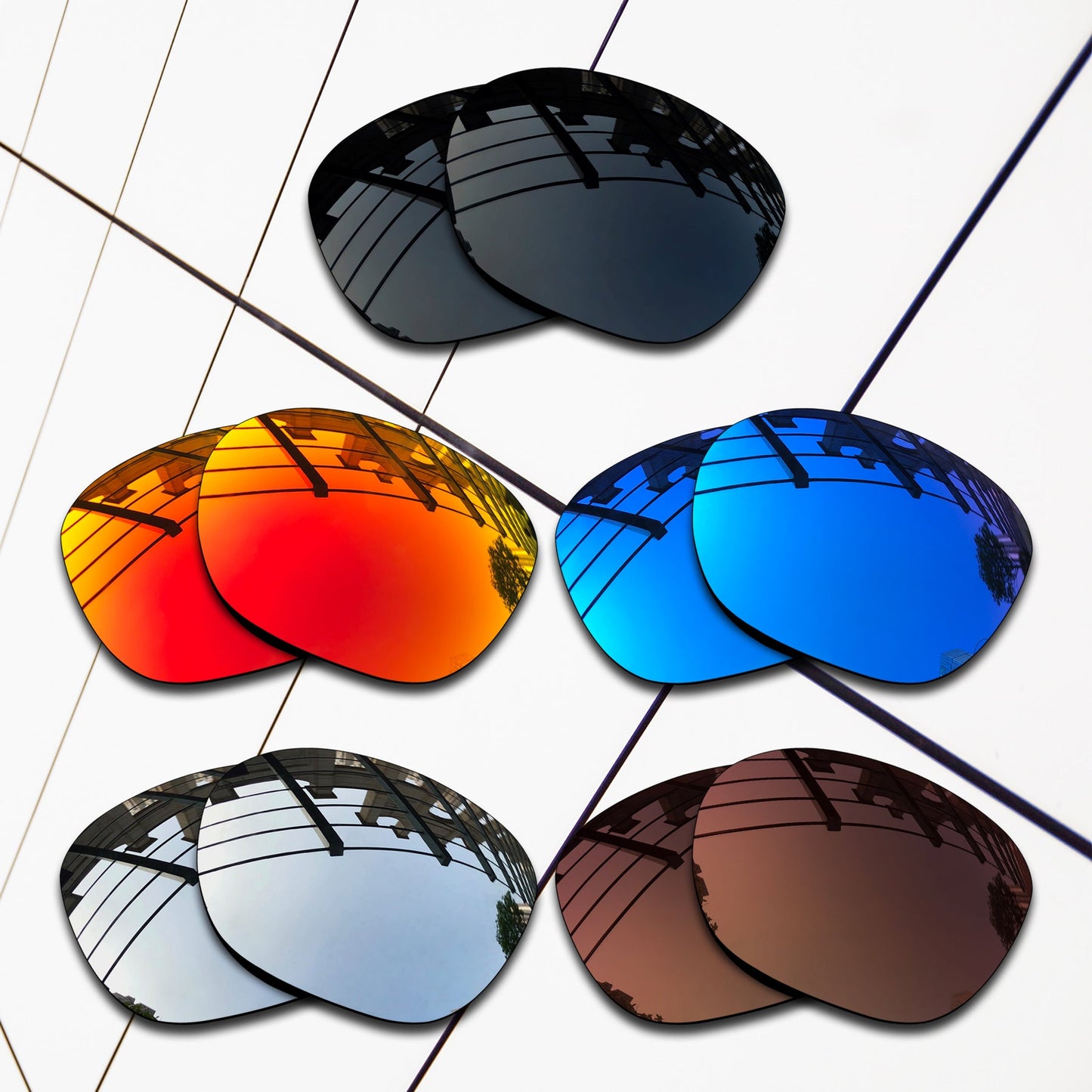 Polarized Replacement Lenses for Oakley Garage Rock Sunglasses