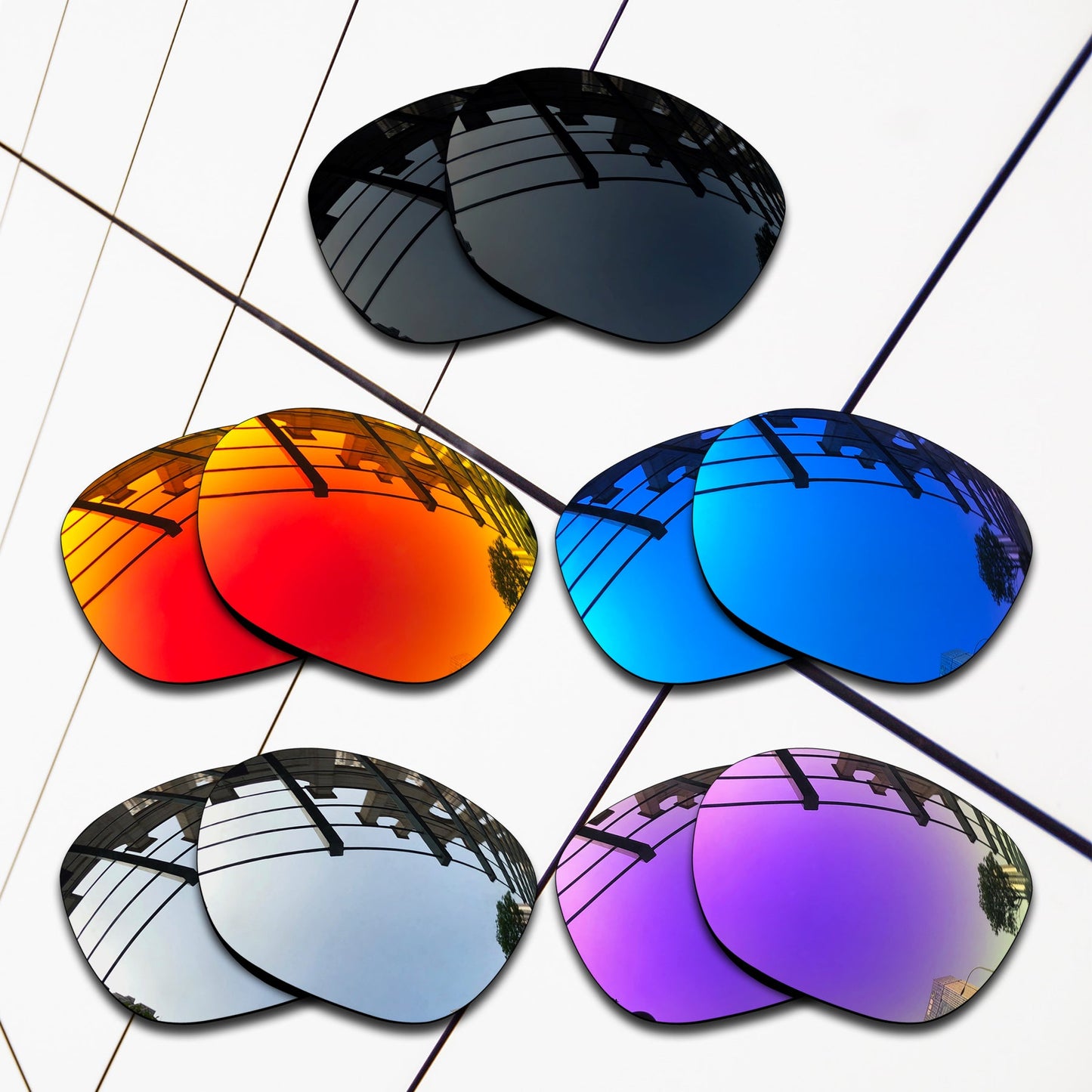 Polarized Replacement Lenses for Oakley Garage Rock Sunglasses