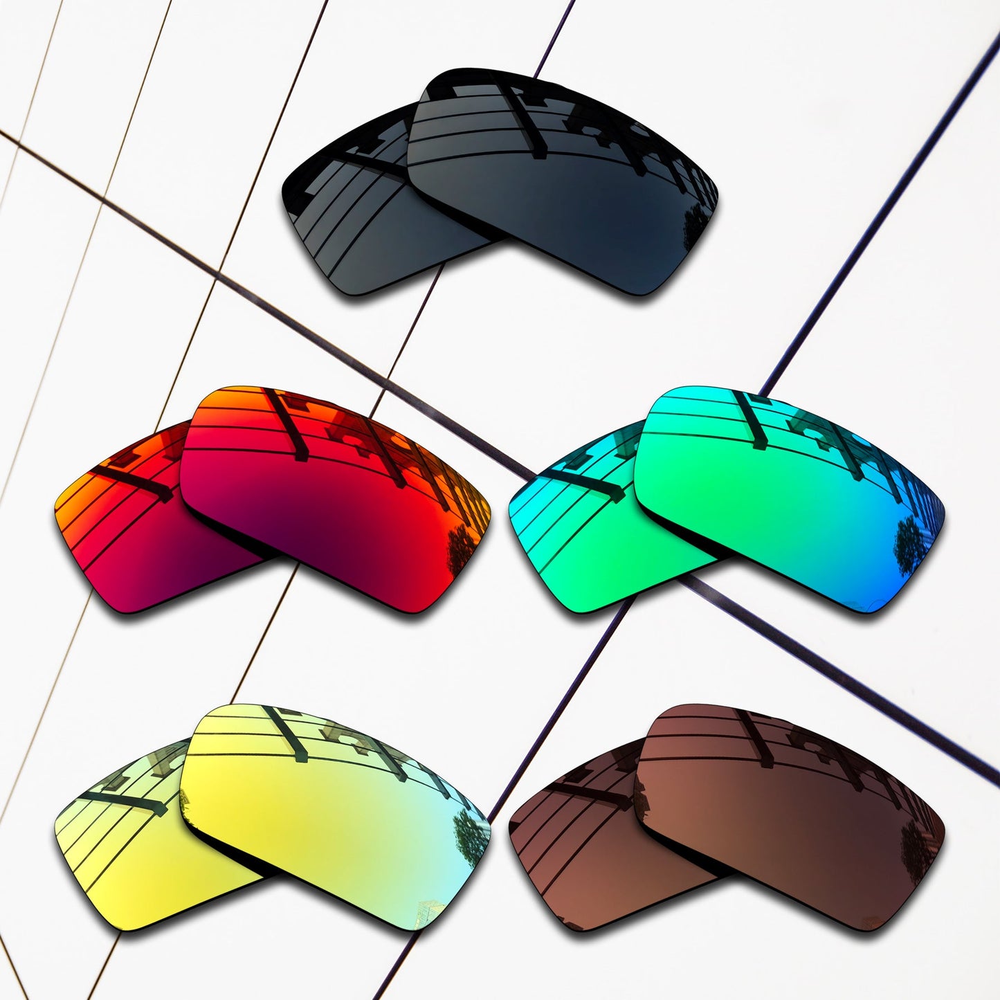 Polarized Replacement Lenses for Oakley Gascan Sunglasses