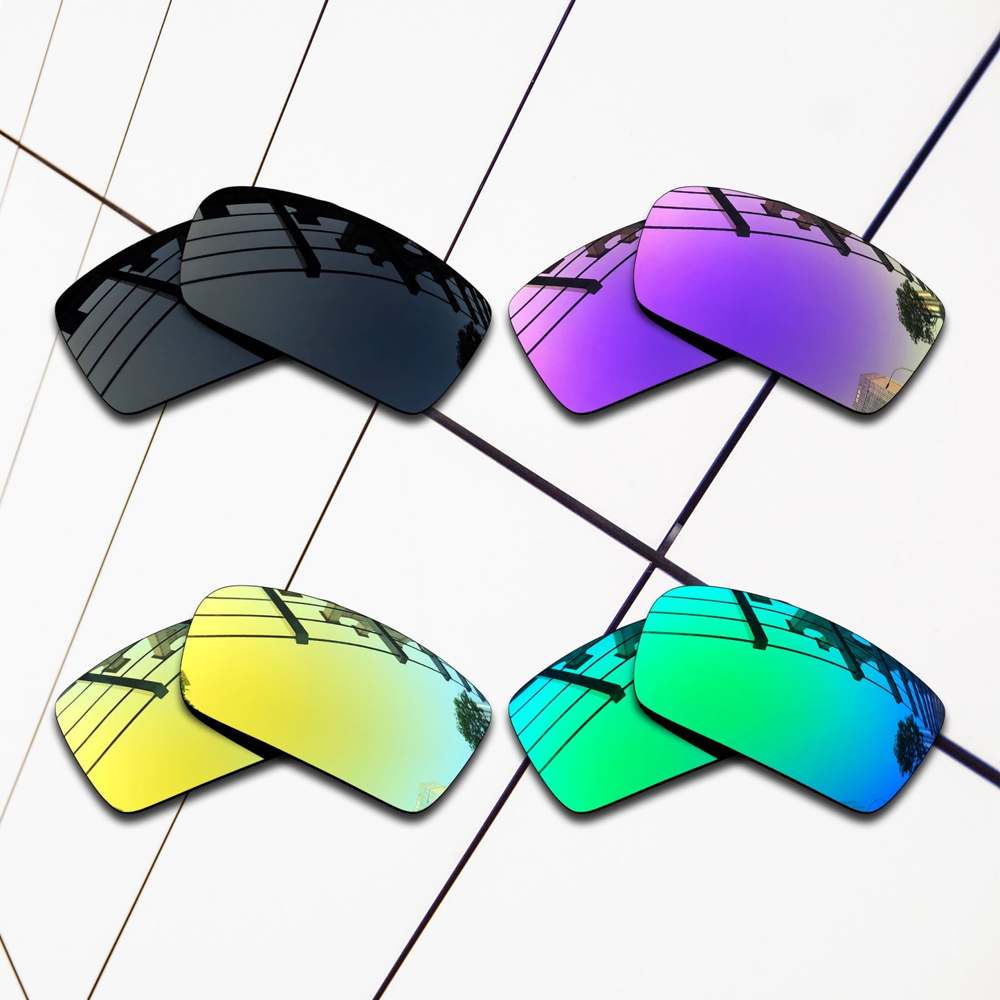 Polarized Replacement Lenses for Oakley Gauge 8 M Sunglasses