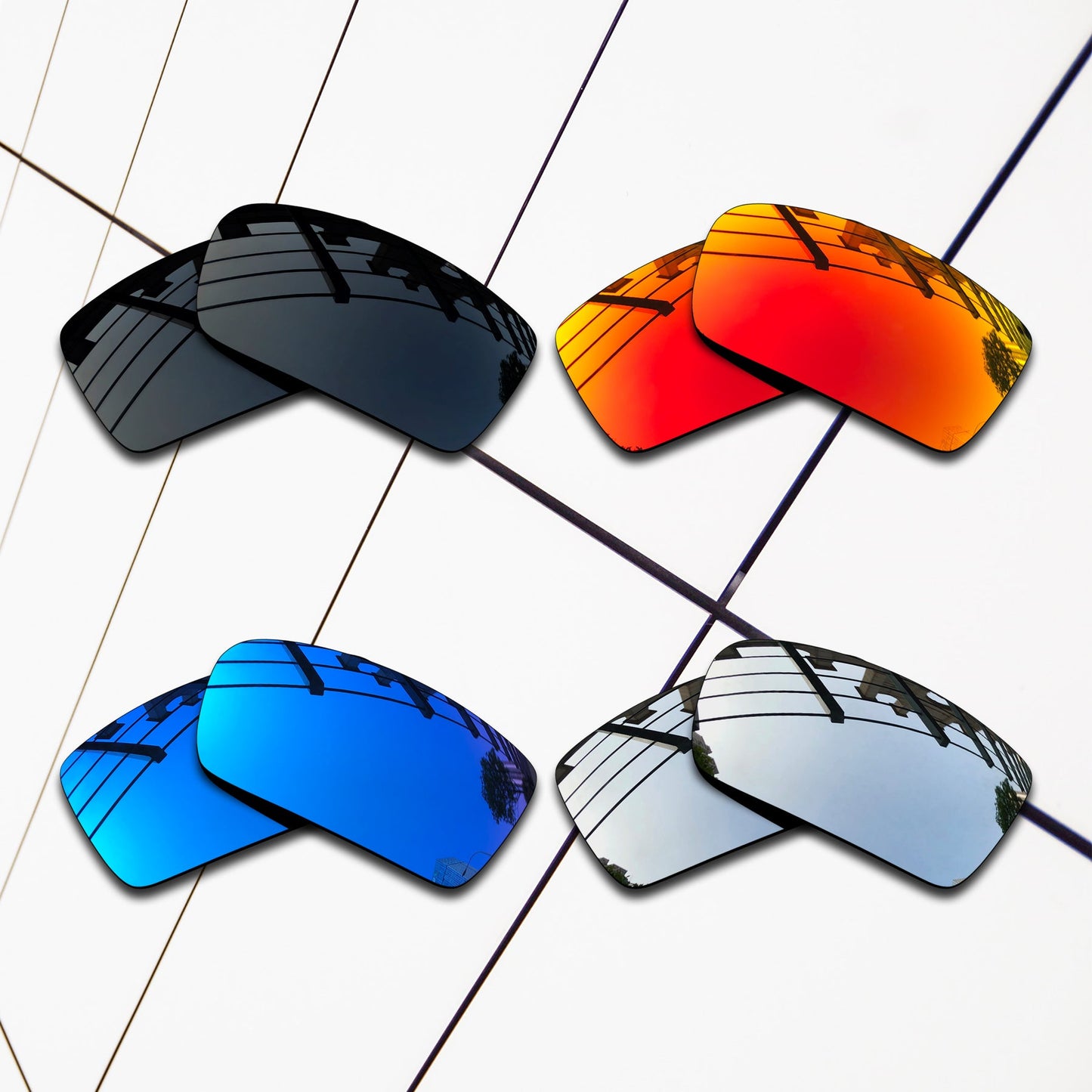 Polarized Replacement Lenses for Oakley Gauge 8 M Sunglasses