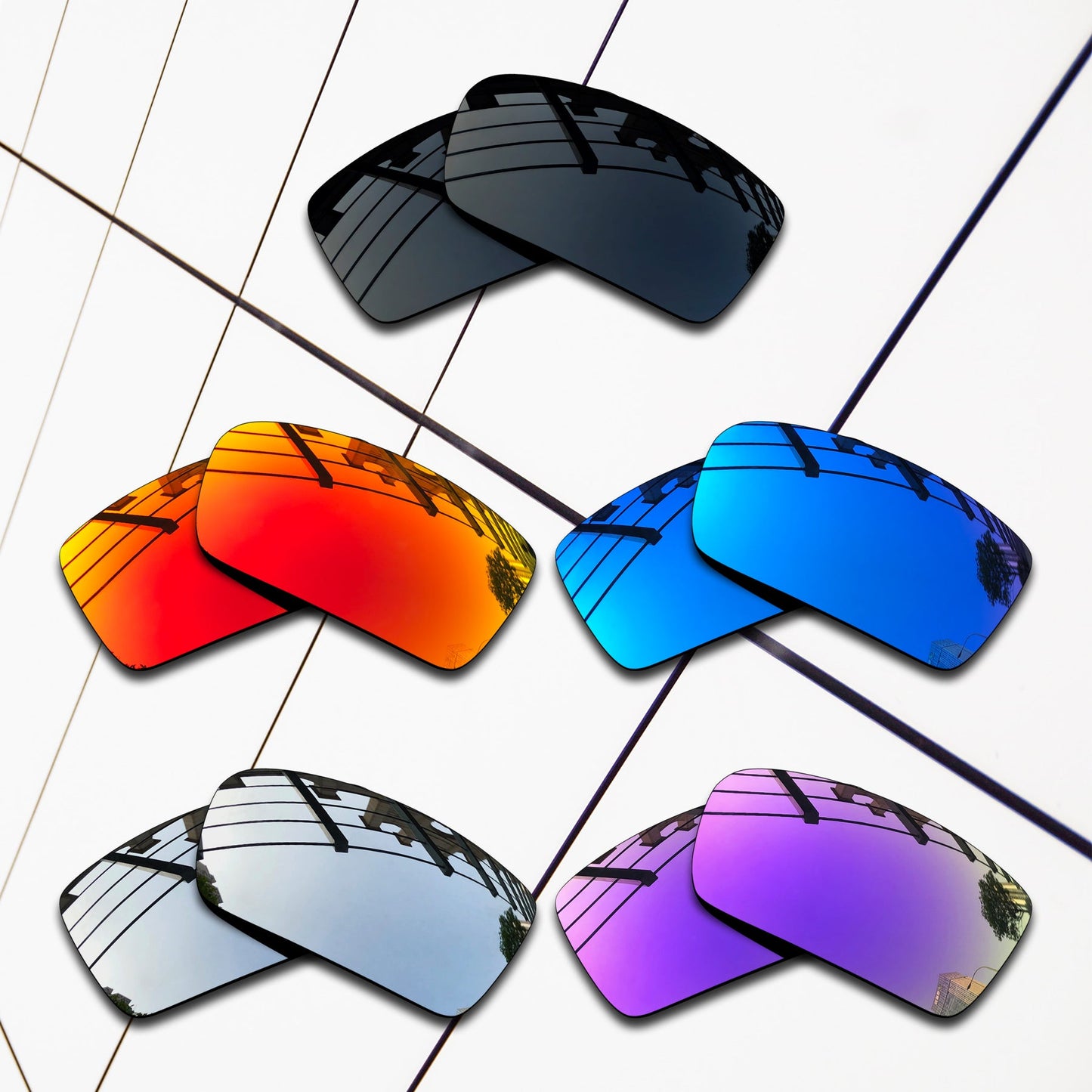 Polarized Replacement Lenses for Oakley Gauge 8 M Sunglasses