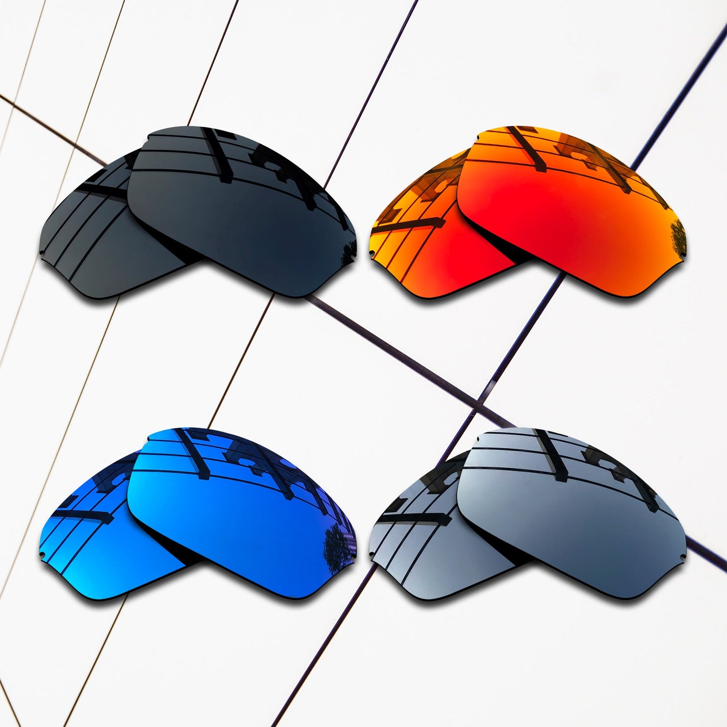 Polarized Replacement Lenses for Oakley Half Wire 2.0 Sunglasses