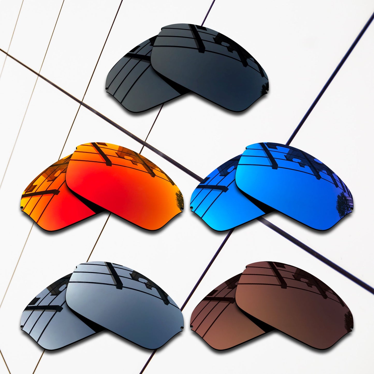 Polarized Replacement Lenses for Oakley Half Wire 2.0 Sunglasses