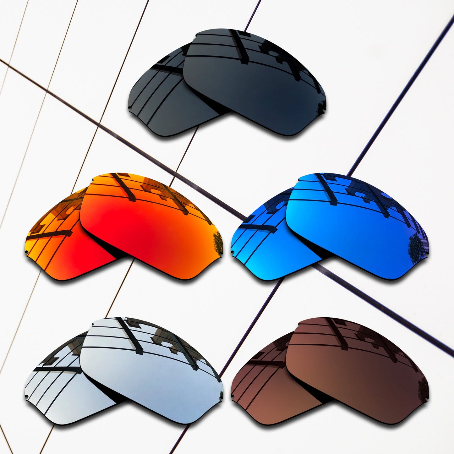 Polarized Replacement Lenses for Oakley Half Wire 2.0 Sunglasses