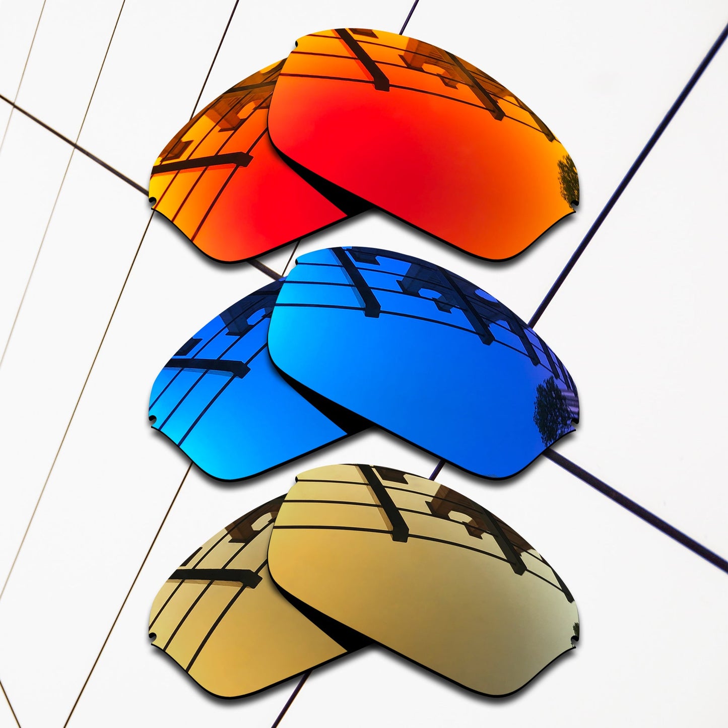 Polarized Replacement Lenses for Oakley Half Wire 2.0 Sunglasses