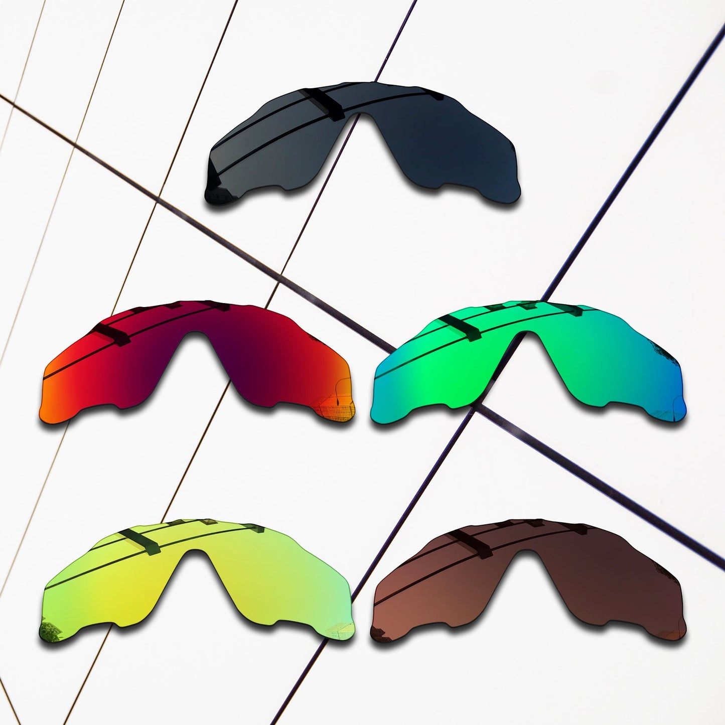 Polarized Replacement Lenses for Oakley Jawbreaker Sunglasses