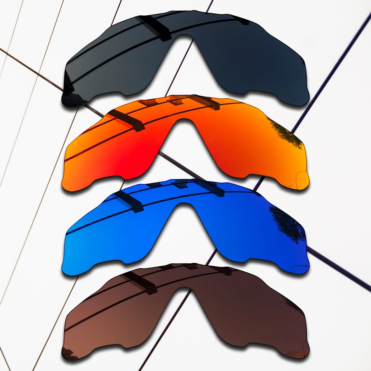 Polarized Replacement Lenses for Oakley Jawbreaker Sunglasses