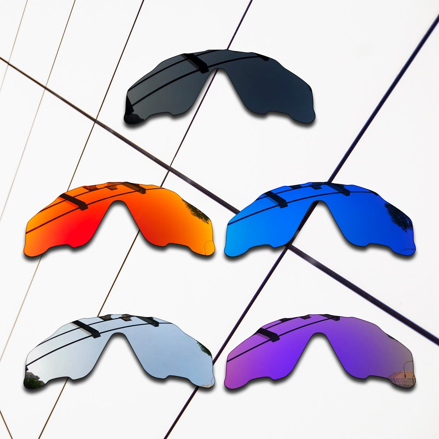 Polarized Replacement Lenses for Oakley Jawbreaker Sunglasses