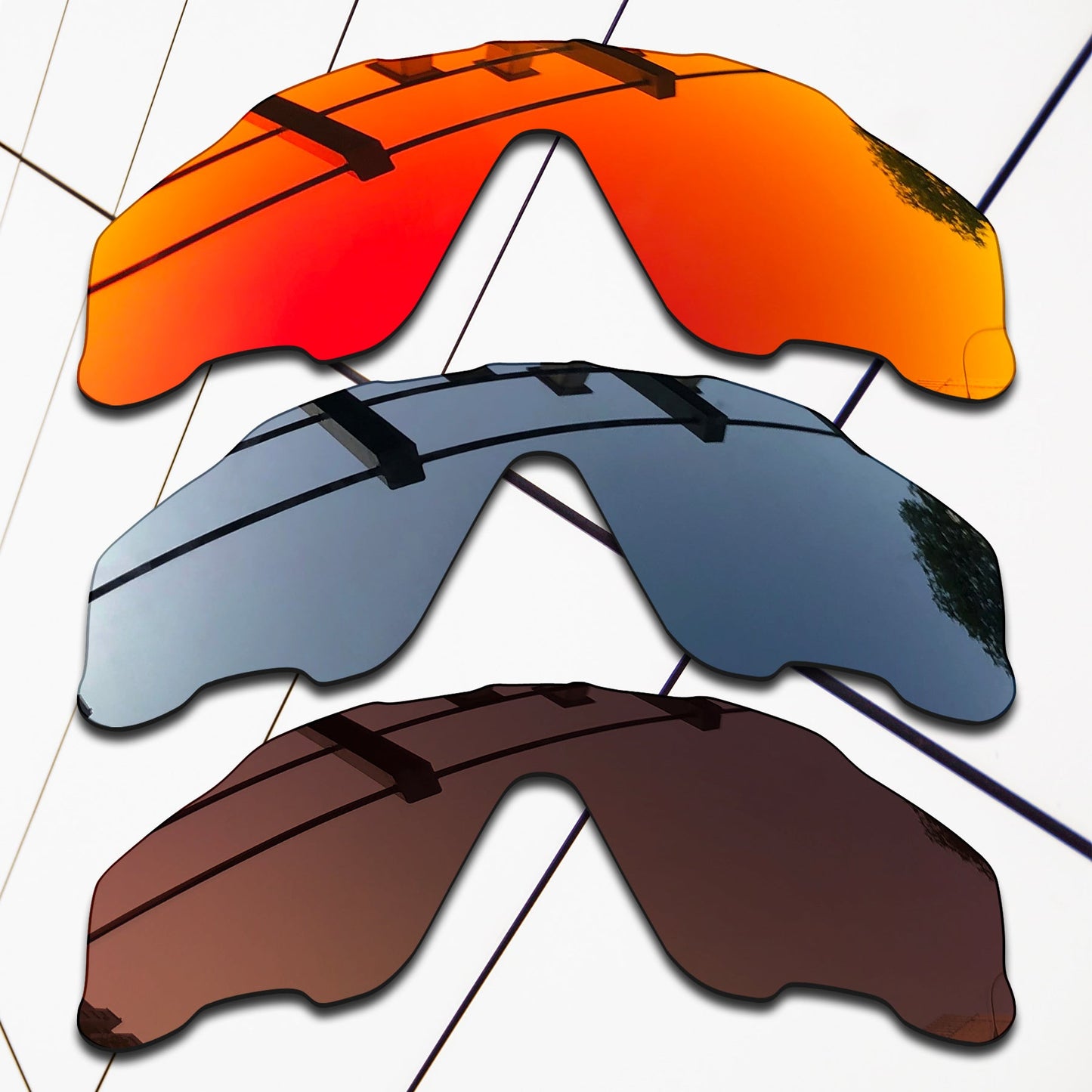 Polarized Replacement Lenses for Oakley Jawbreaker Sunglasses