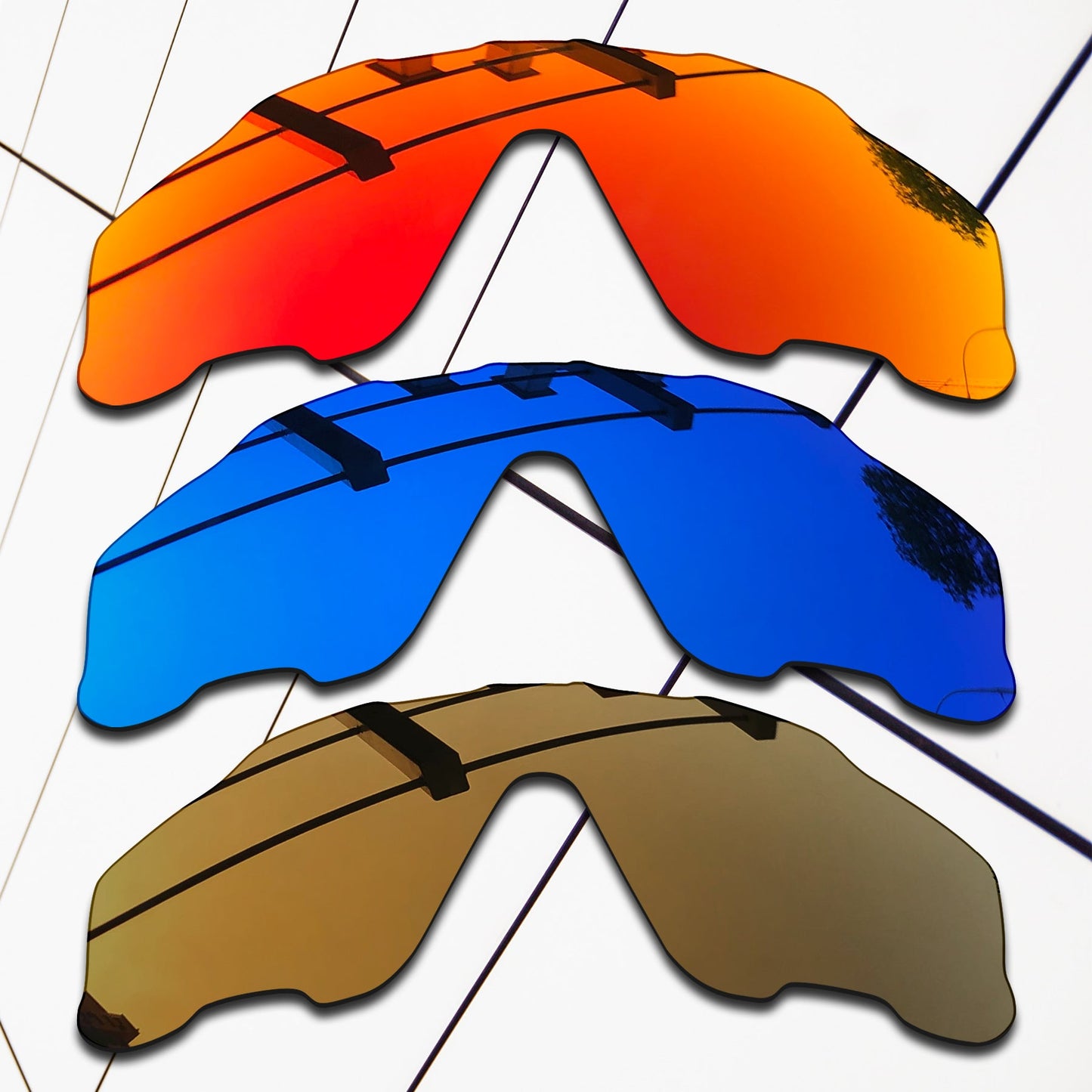 Polarized Replacement Lenses for Oakley Jawbreaker Sunglasses