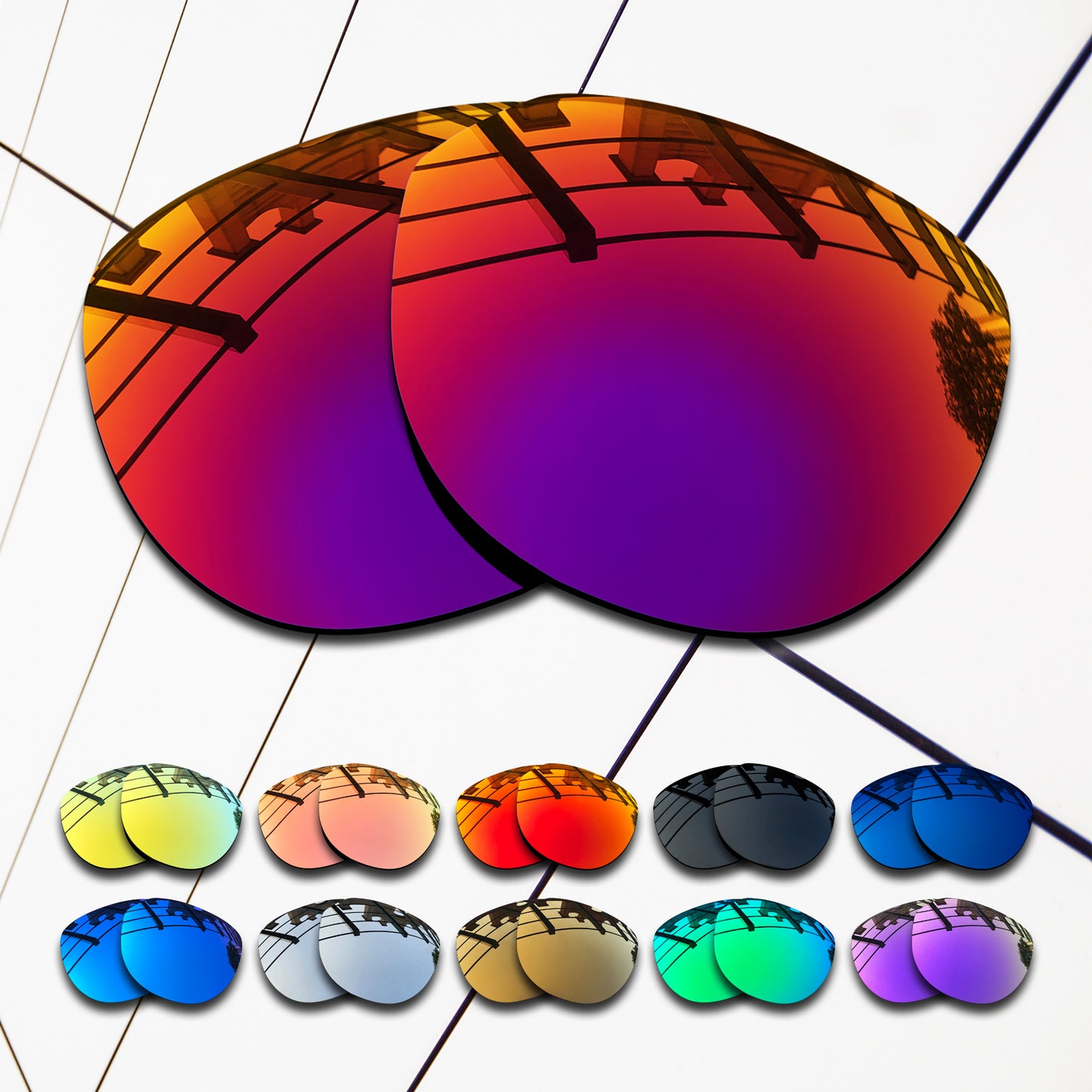 Polarized Replacement Lenses for Oakley Latch Key L Sunglasses