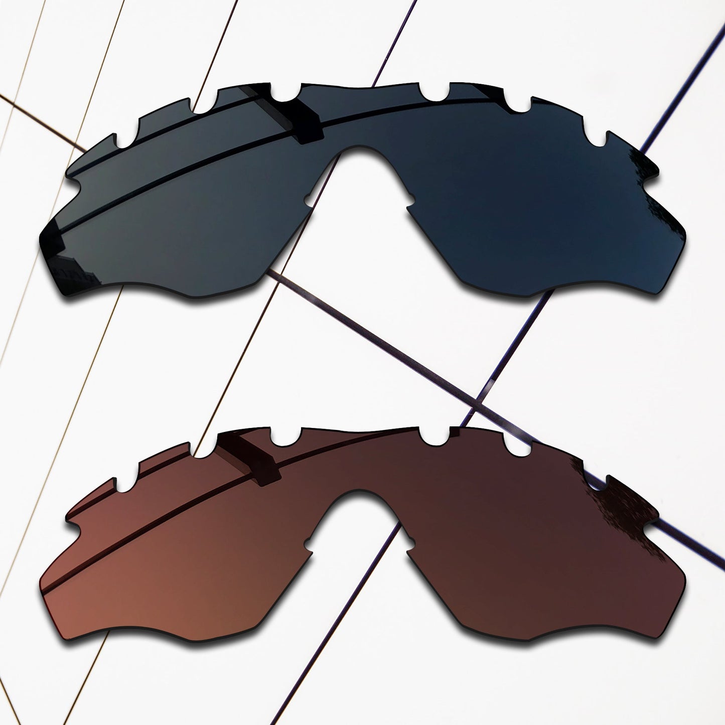 Polarized Replacement Lenses for Oakley M2 Frame Vented Sunglasses
