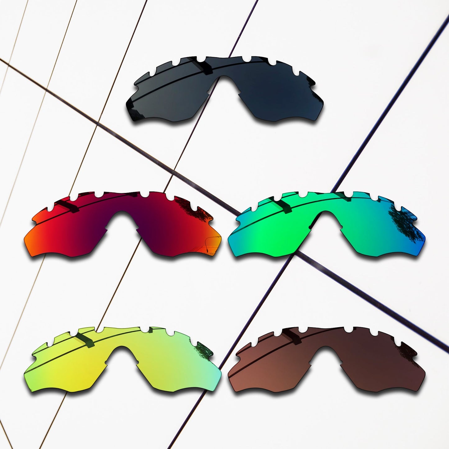 Polarized Replacement Lenses for Oakley M2 Frame Vented Sunglasses