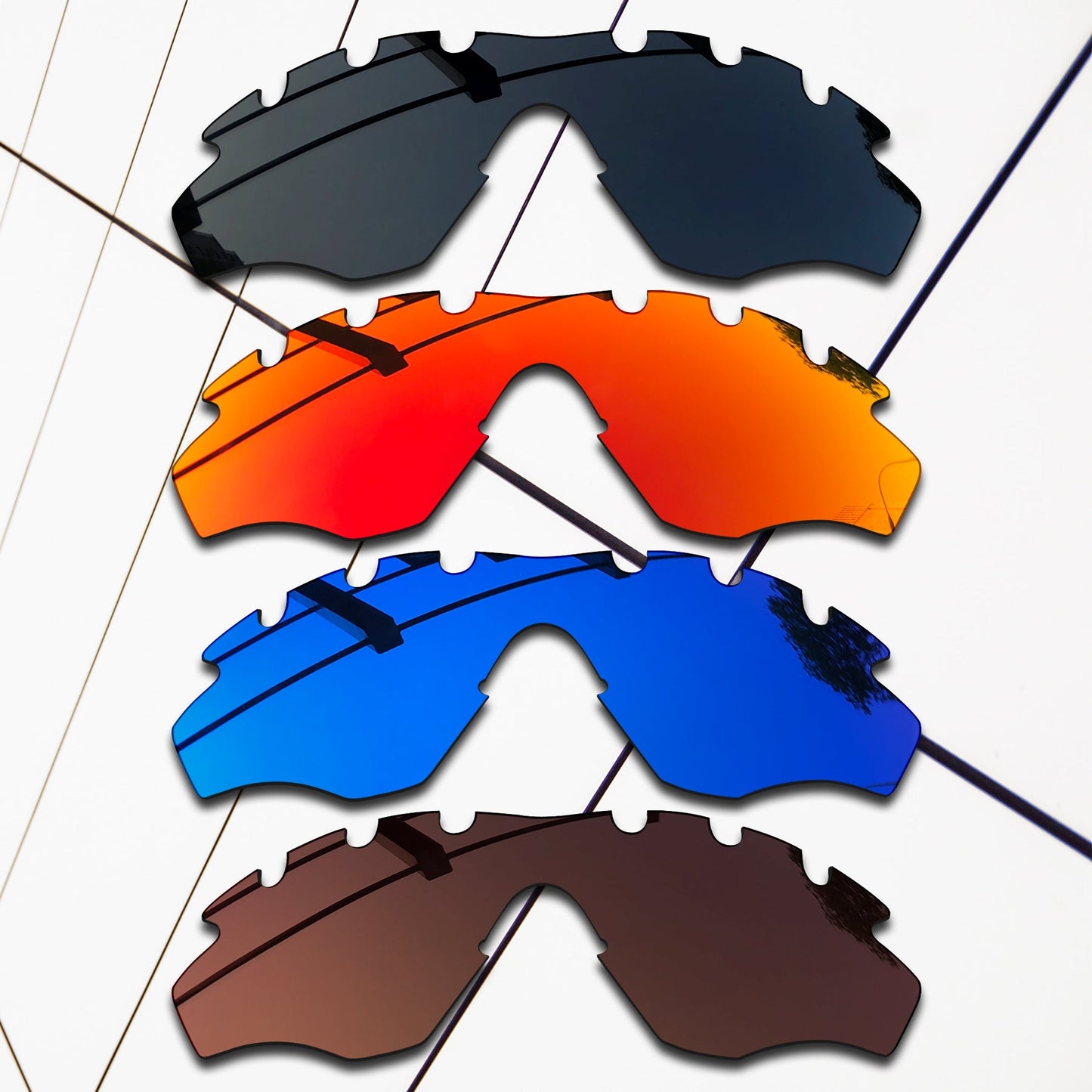 Polarized Replacement Lenses for Oakley M2 Frame Vented Sunglasses