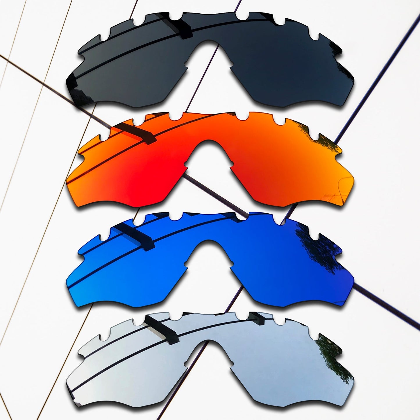 Polarized Replacement Lenses for Oakley M2 Frame Vented Sunglasses