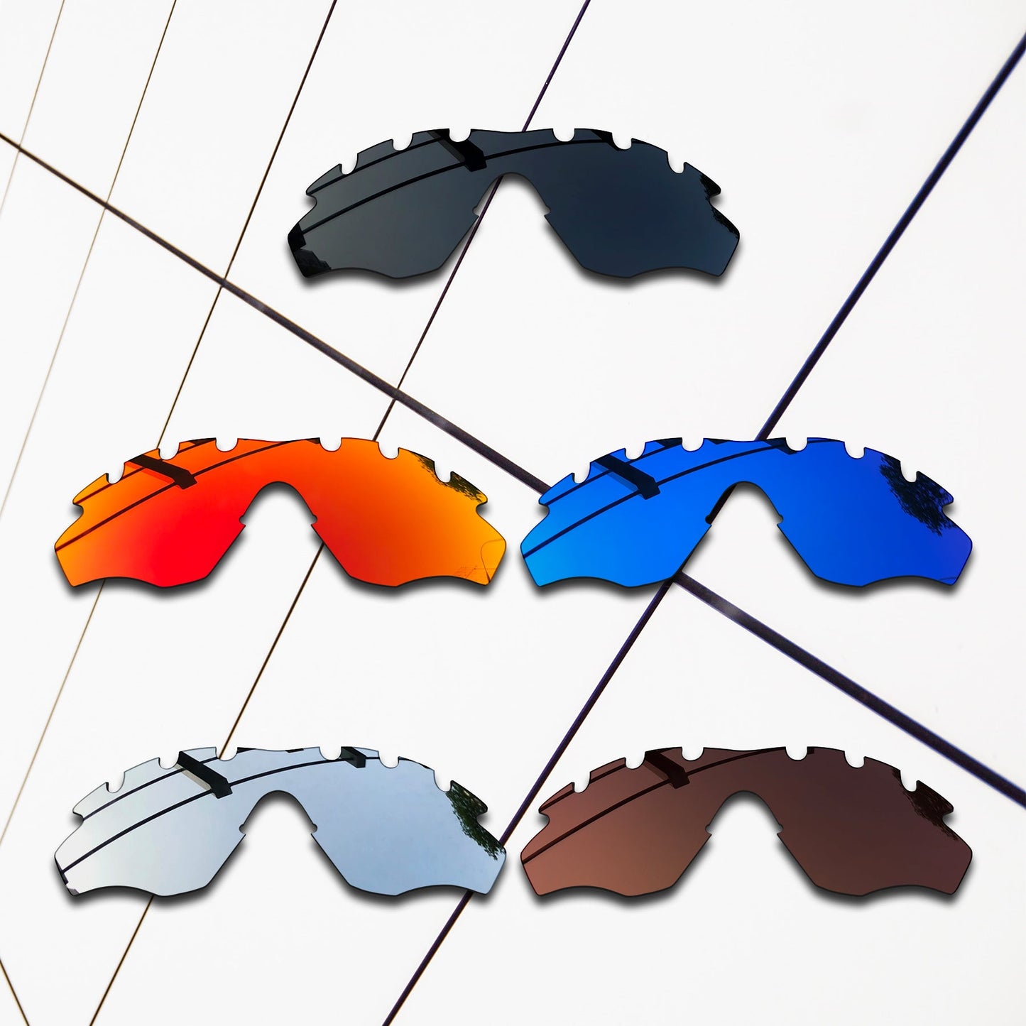 Polarized Replacement Lenses for Oakley M2 Frame Vented Sunglasses