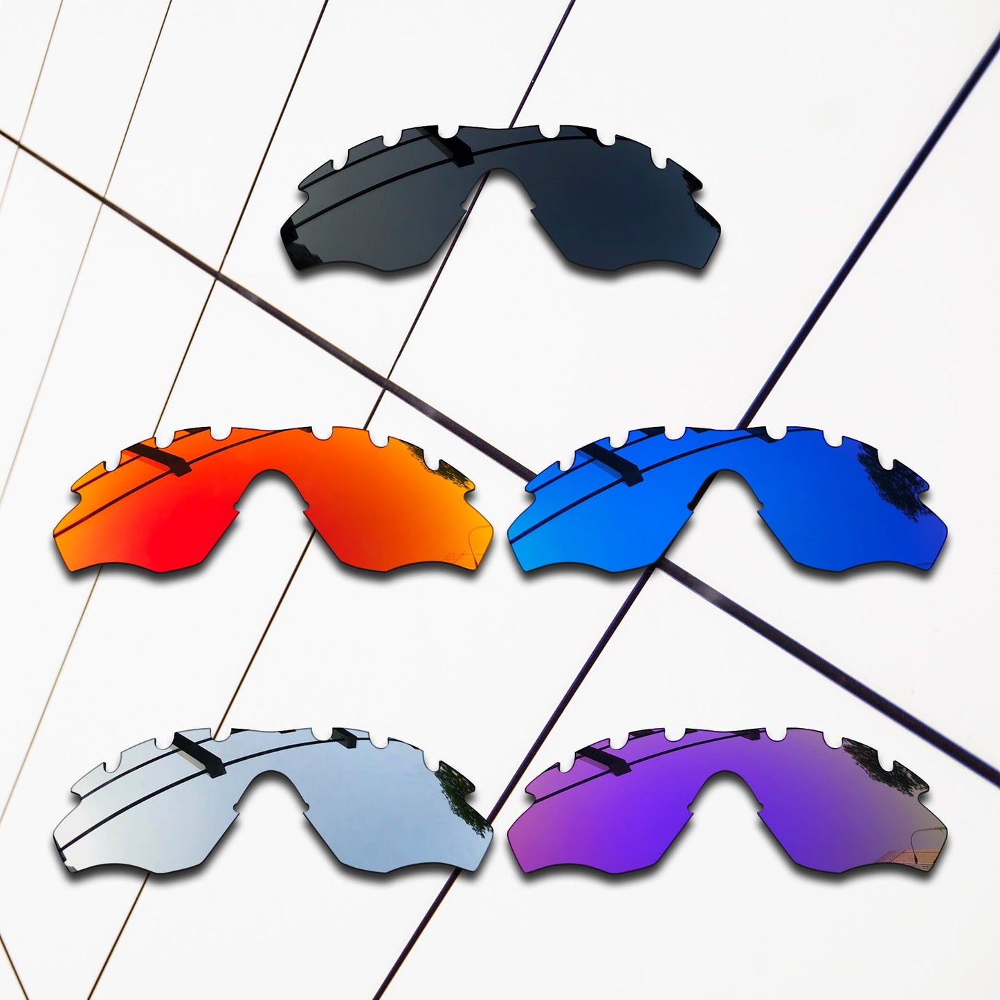 Polarized Replacement Lenses for Oakley M2 Frame Vented Sunglasses