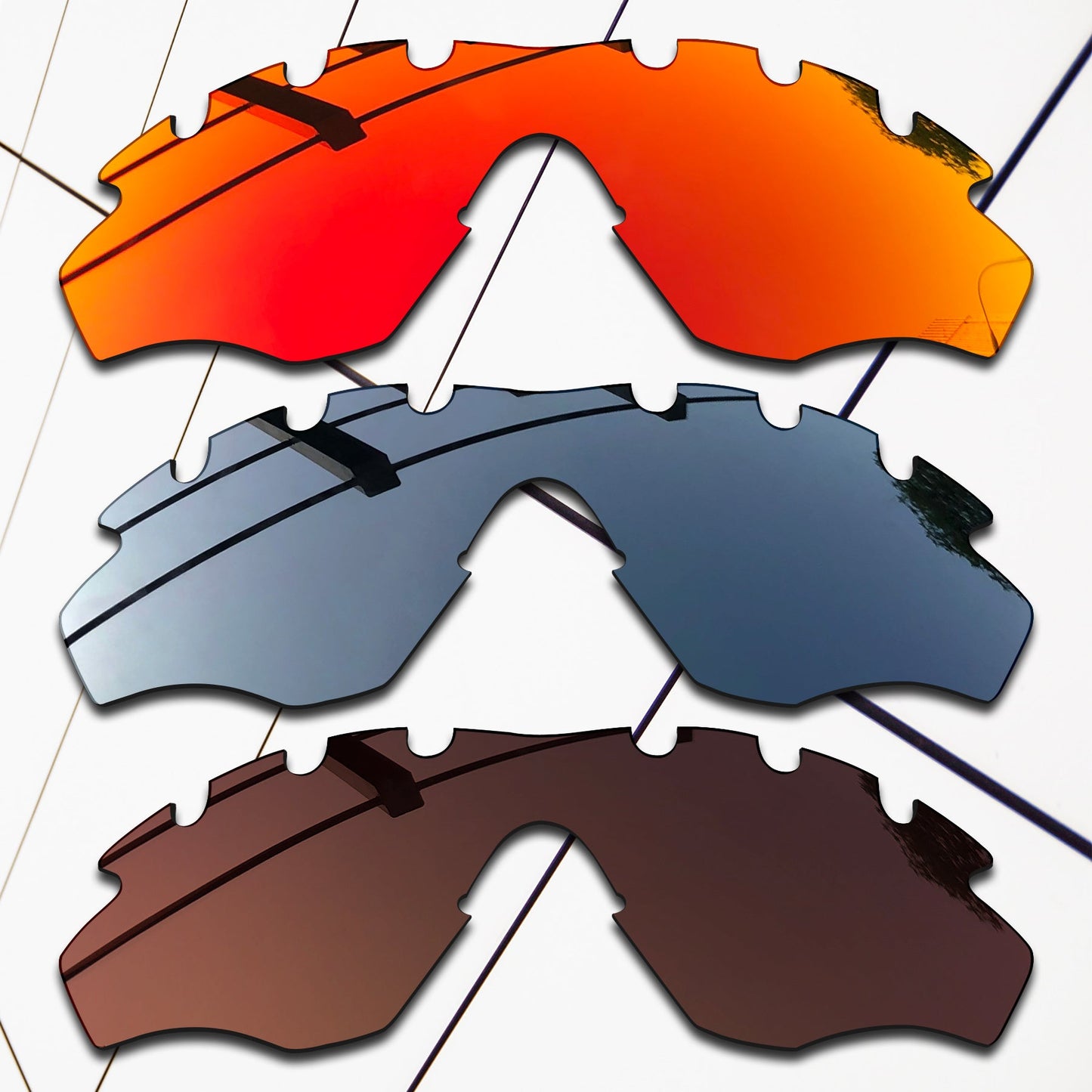 Polarized Replacement Lenses for Oakley M2 Frame Vented Sunglasses