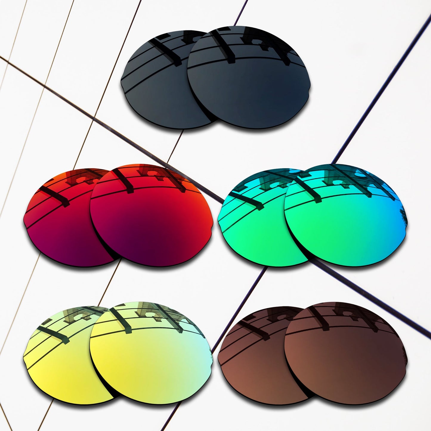 Polarized Replacement Lenses for Oakley Madman Sunglasses