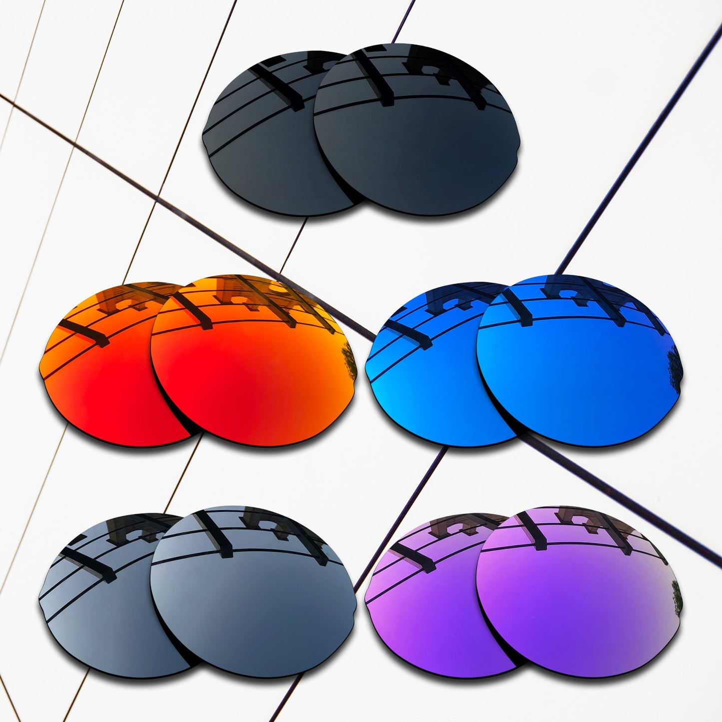 Polarized Replacement Lenses for Oakley Madman Sunglasses