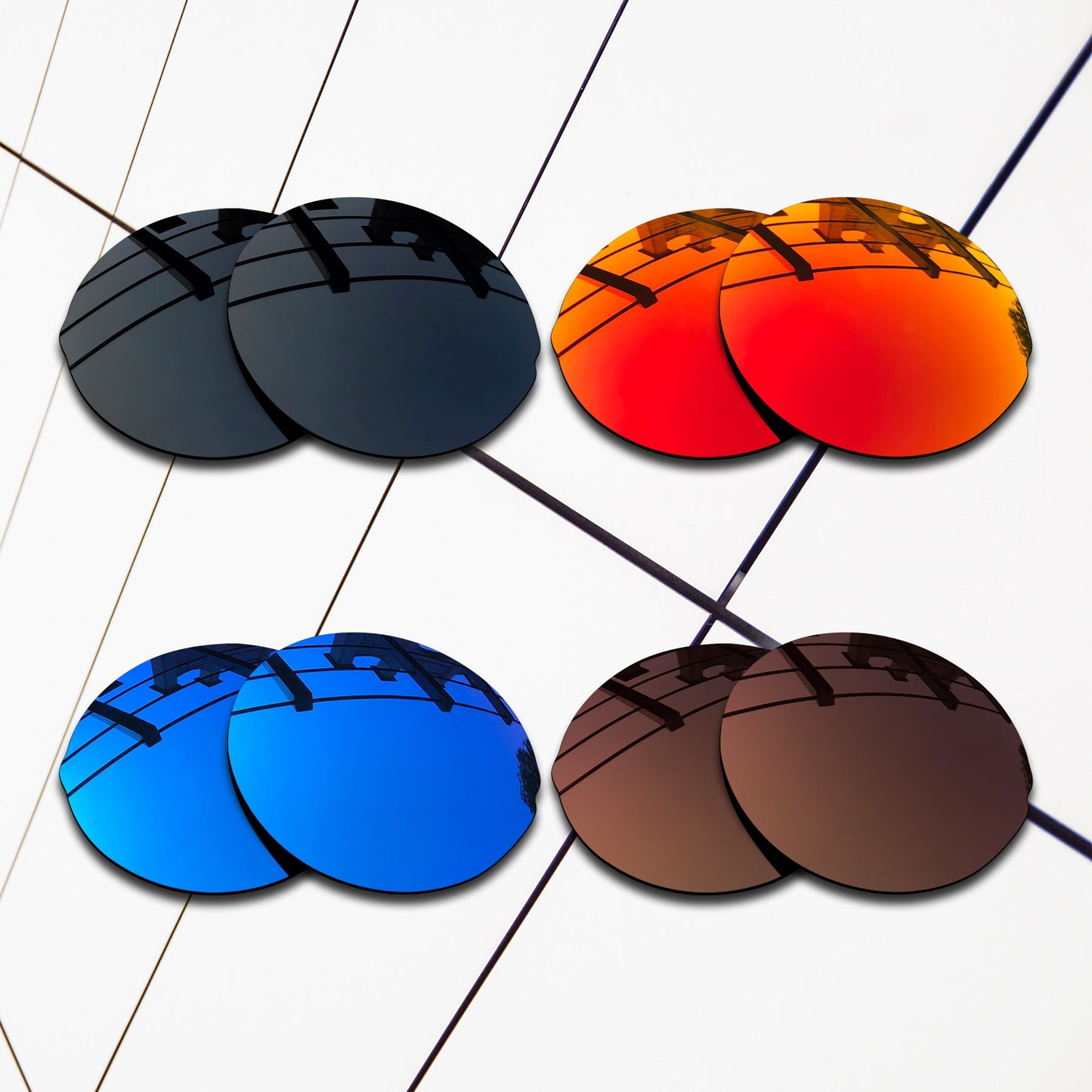 Polarized Replacement Lenses for Oakley Madman Sunglasses