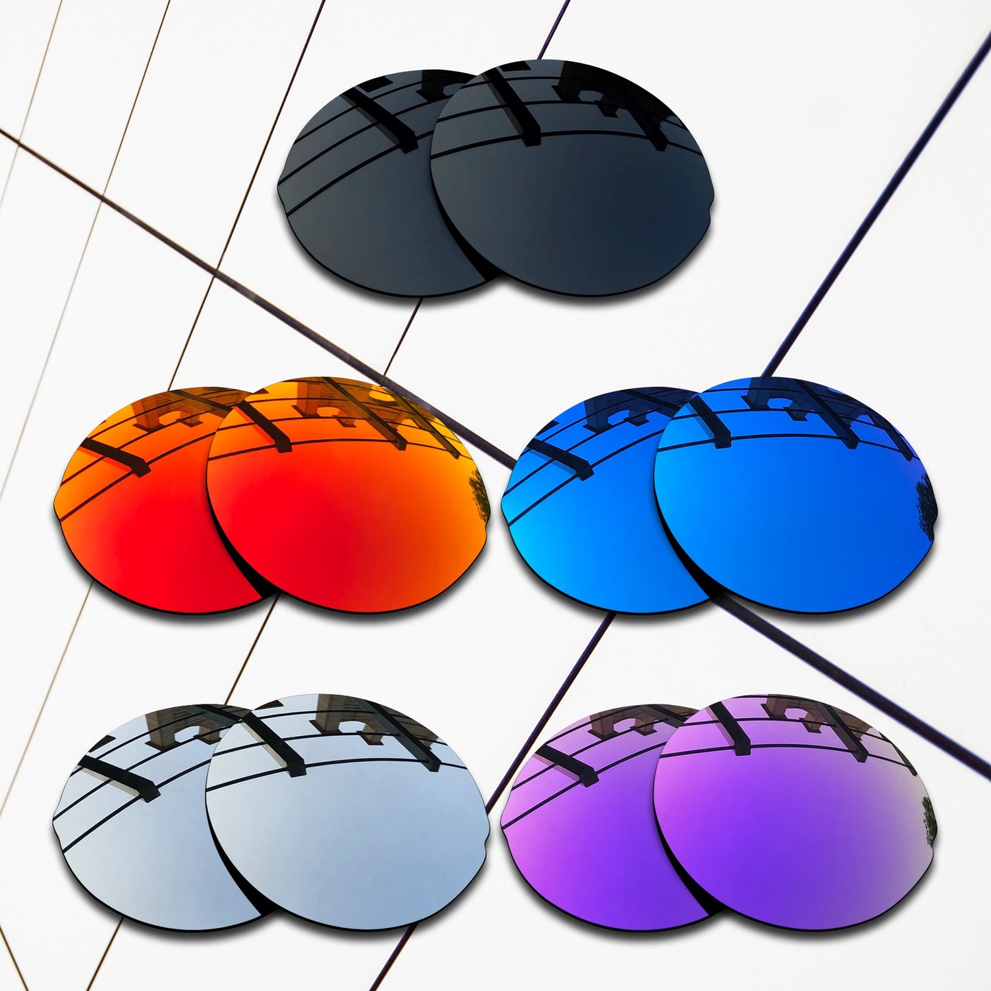 Polarized Replacement Lenses for Oakley Madman Sunglasses