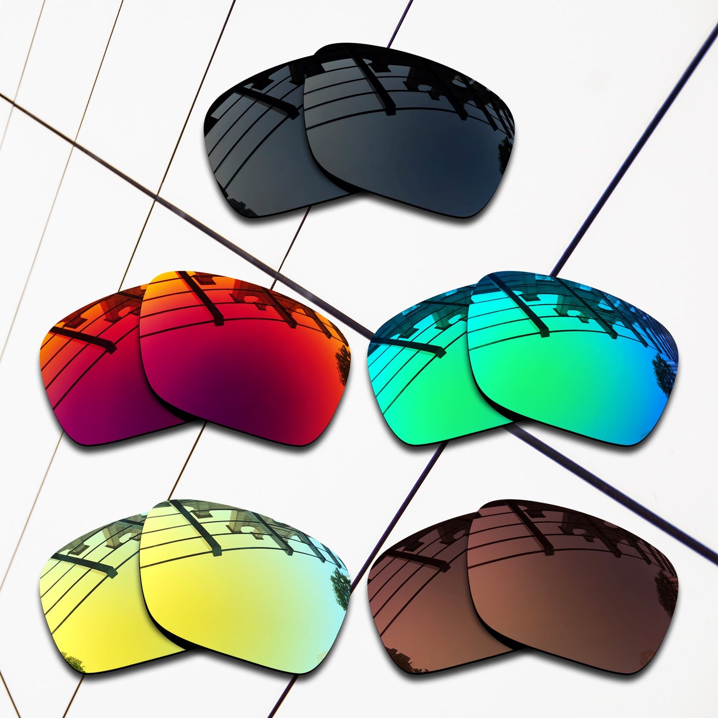 Polarized Replacement Lenses for Oakley Mainlink XL Sunglasses