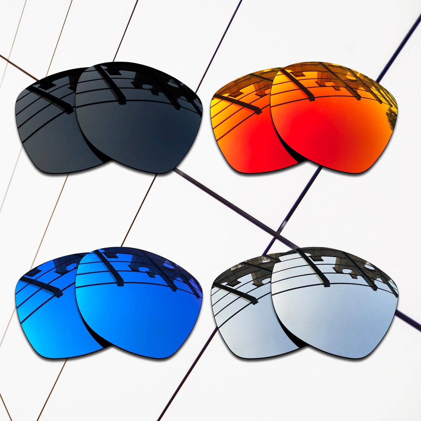 Polarized Replacement Lenses for Oakley Obsessed Sunglasses