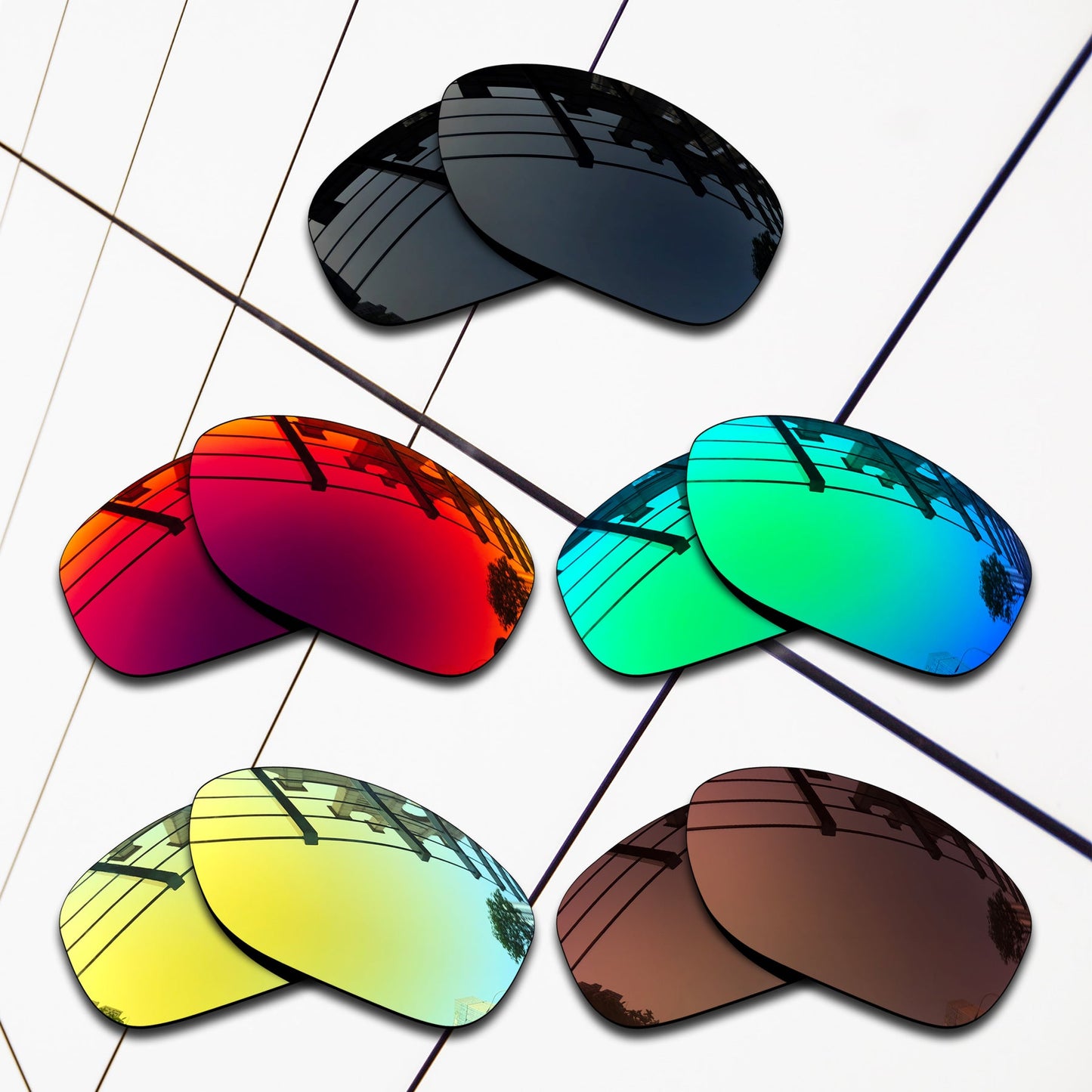 Polarized Replacement Lenses for Oakley Pit Bull Sunglasses