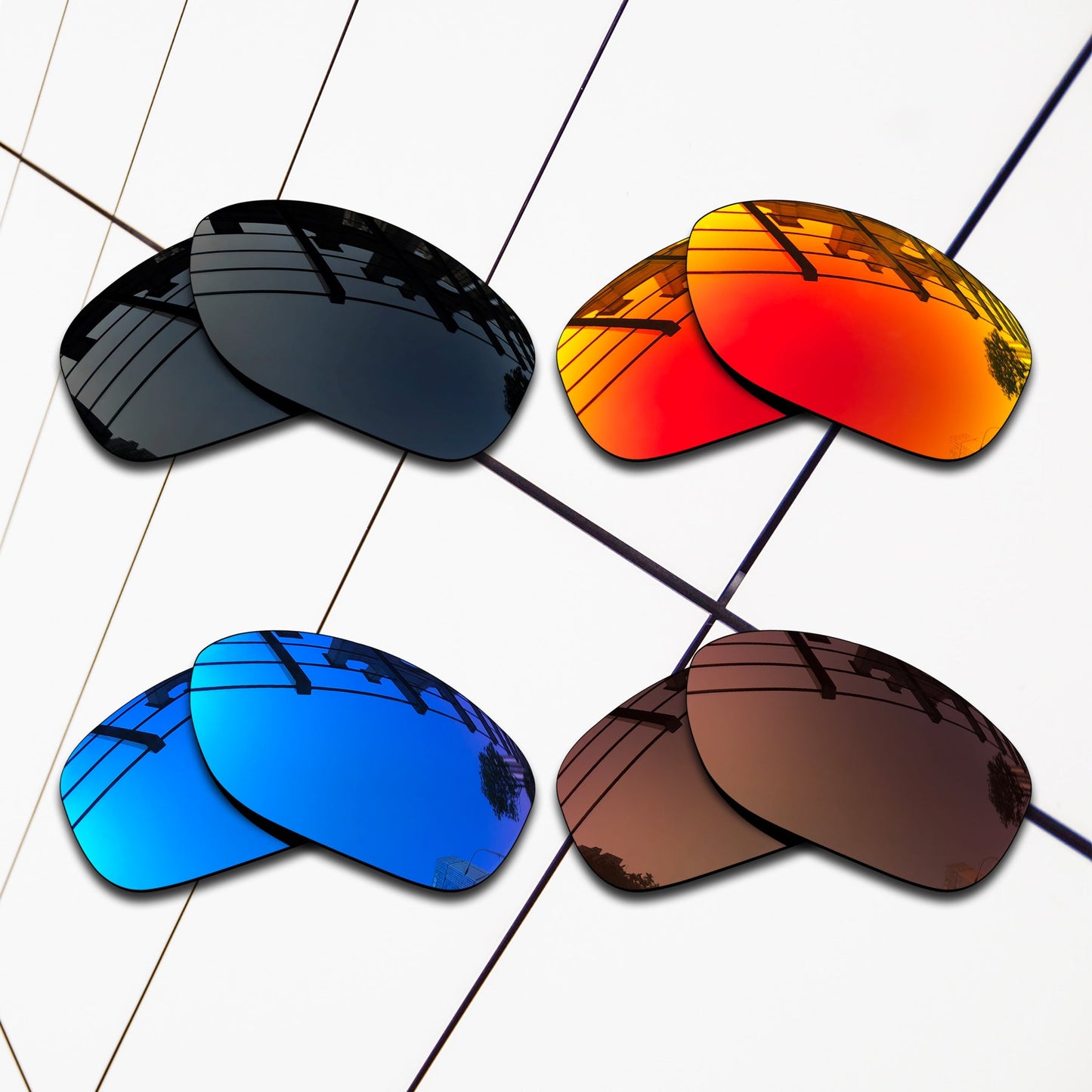 Polarized Replacement Lenses for Oakley Pit Bull Sunglasses