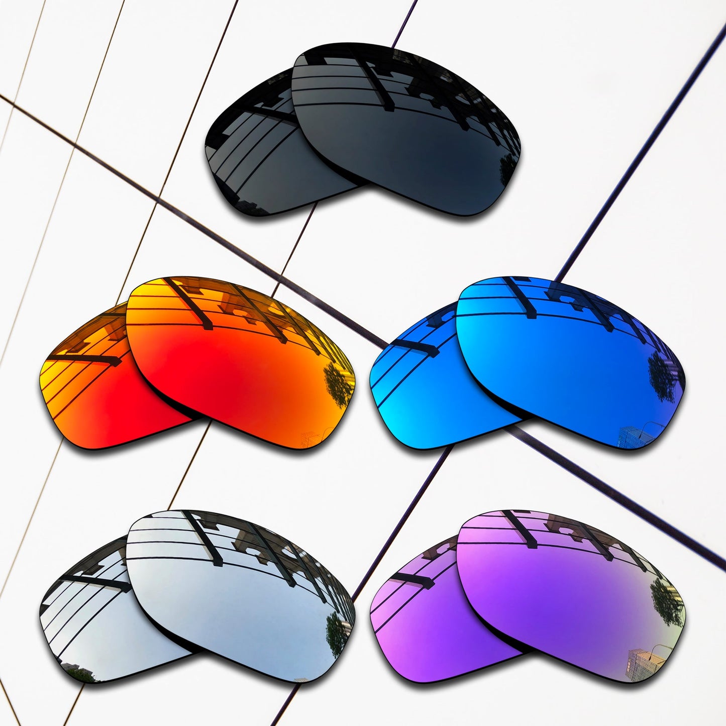 Polarized Replacement Lenses for Oakley Pit Bull Sunglasses