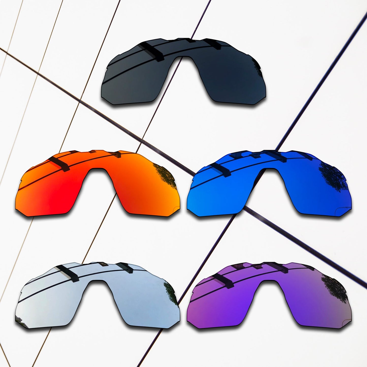 Polarized Replacement Lenses for Oakley Radar EV Advancer Sunglasses