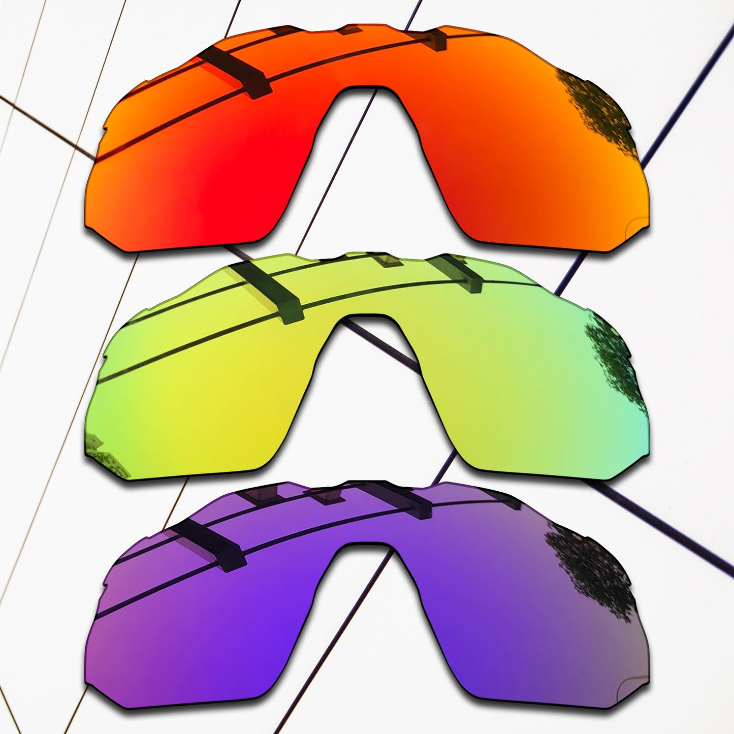 Polarized Replacement Lenses for Oakley Radar EV Advancer Sunglasses