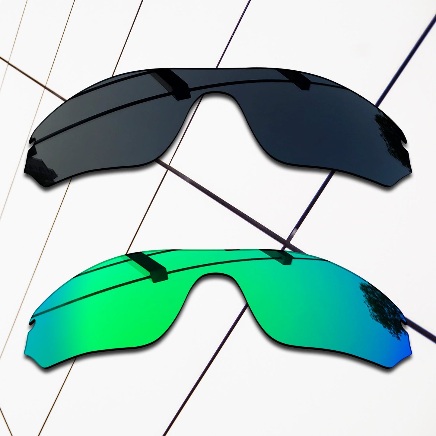 Polarized Replacement Lenses for Oakley Radar Edge Sunglasses