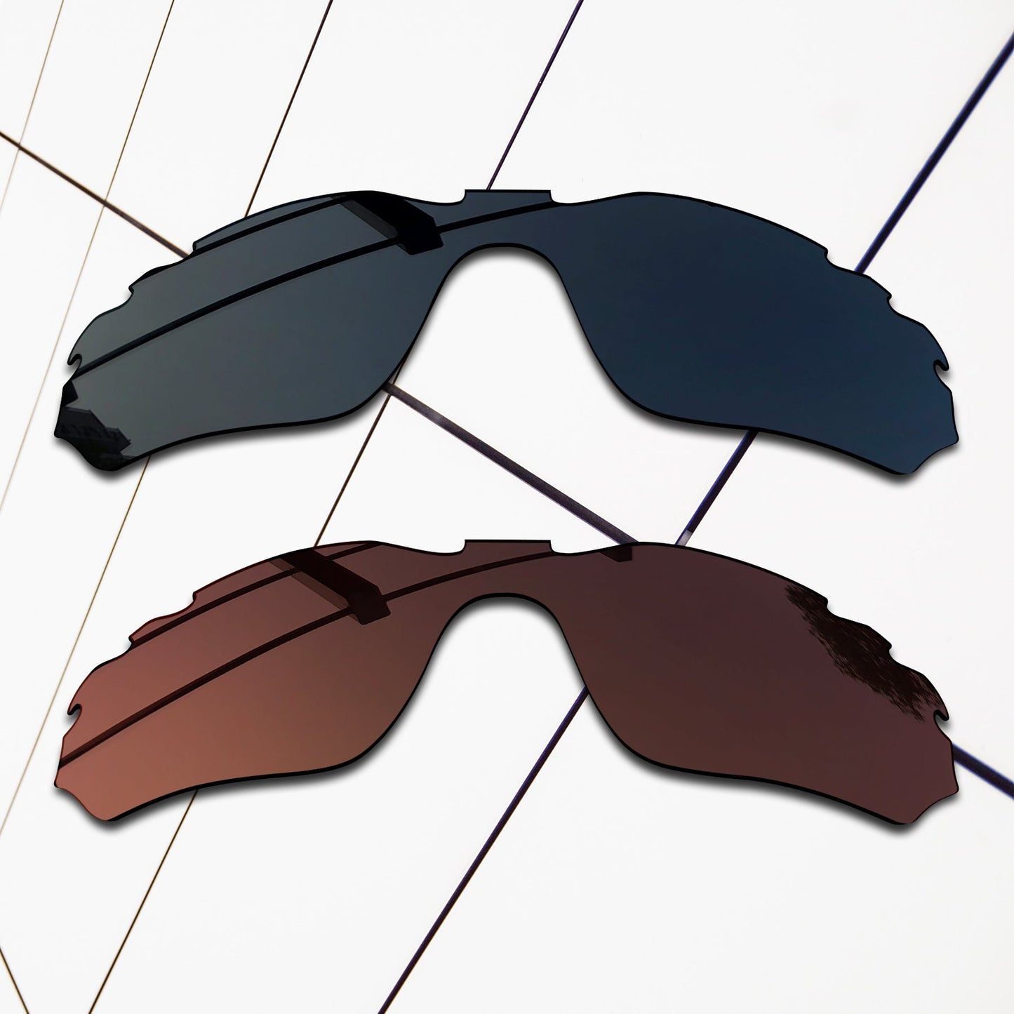 Polarized Replacement Lenses for Oakley Radar Edge Vented Sunglasses