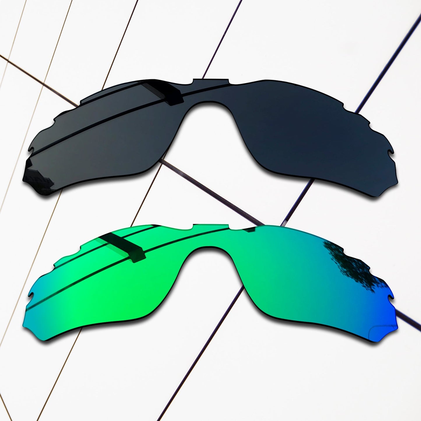 Polarized Replacement Lenses for Oakley Radar Edge Vented Sunglasses