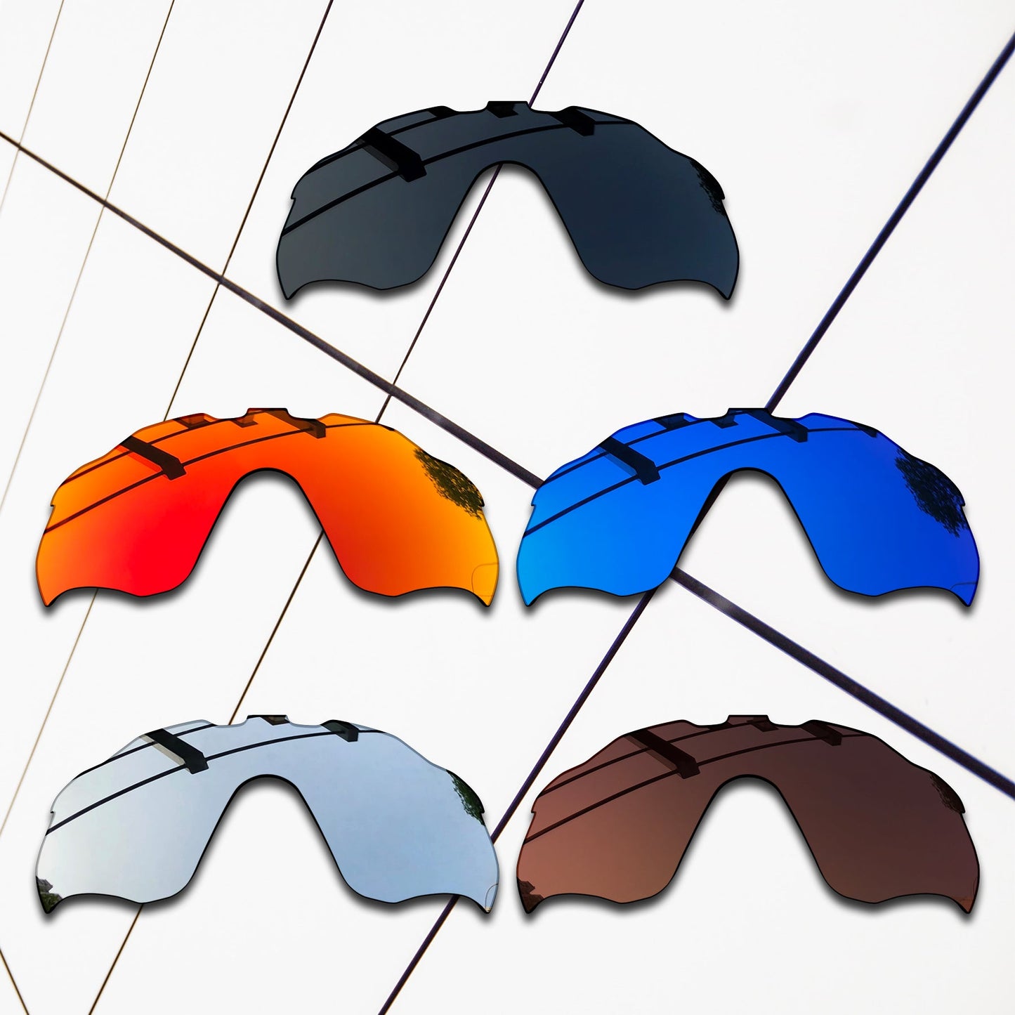 Polarized Replacement Lenses for Oakley Radar Pace Sunglasses