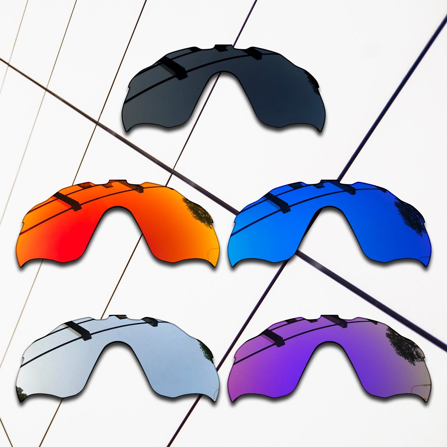 Polarized Replacement Lenses for Oakley Radar Pace Sunglasses