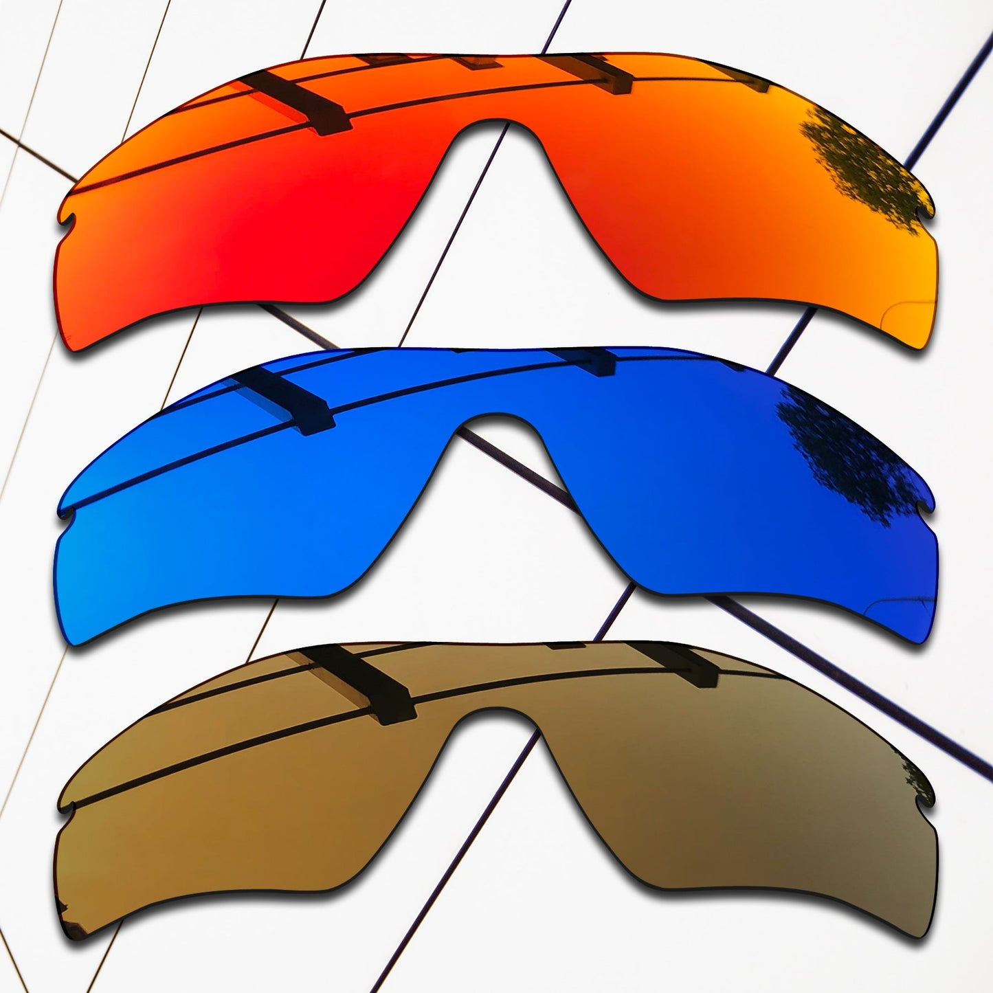 Polarized Replacement Lenses for Oakley Radar Path Sunglasses